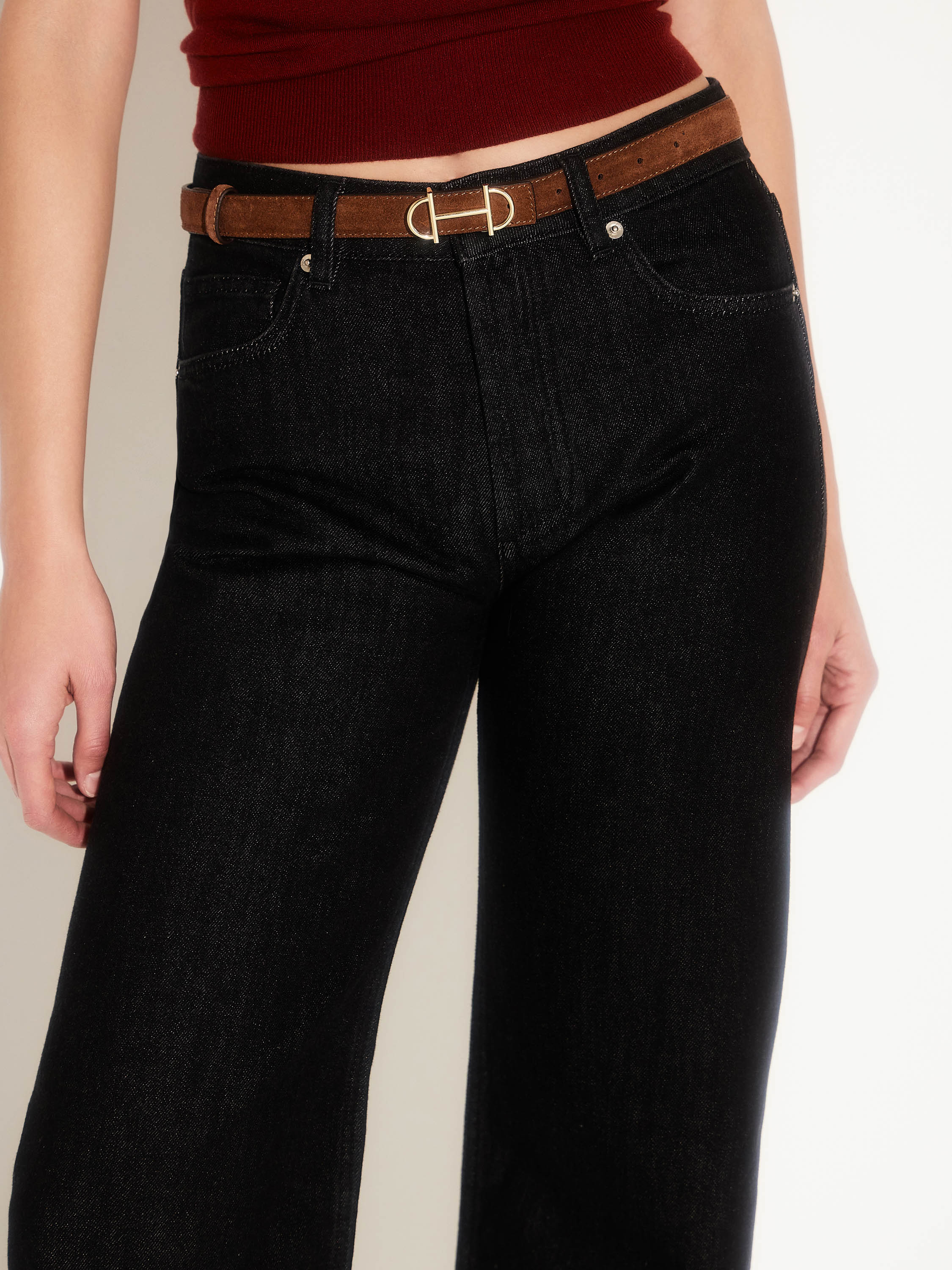 Ремень из натуральной замши Ремень из натуральной замши