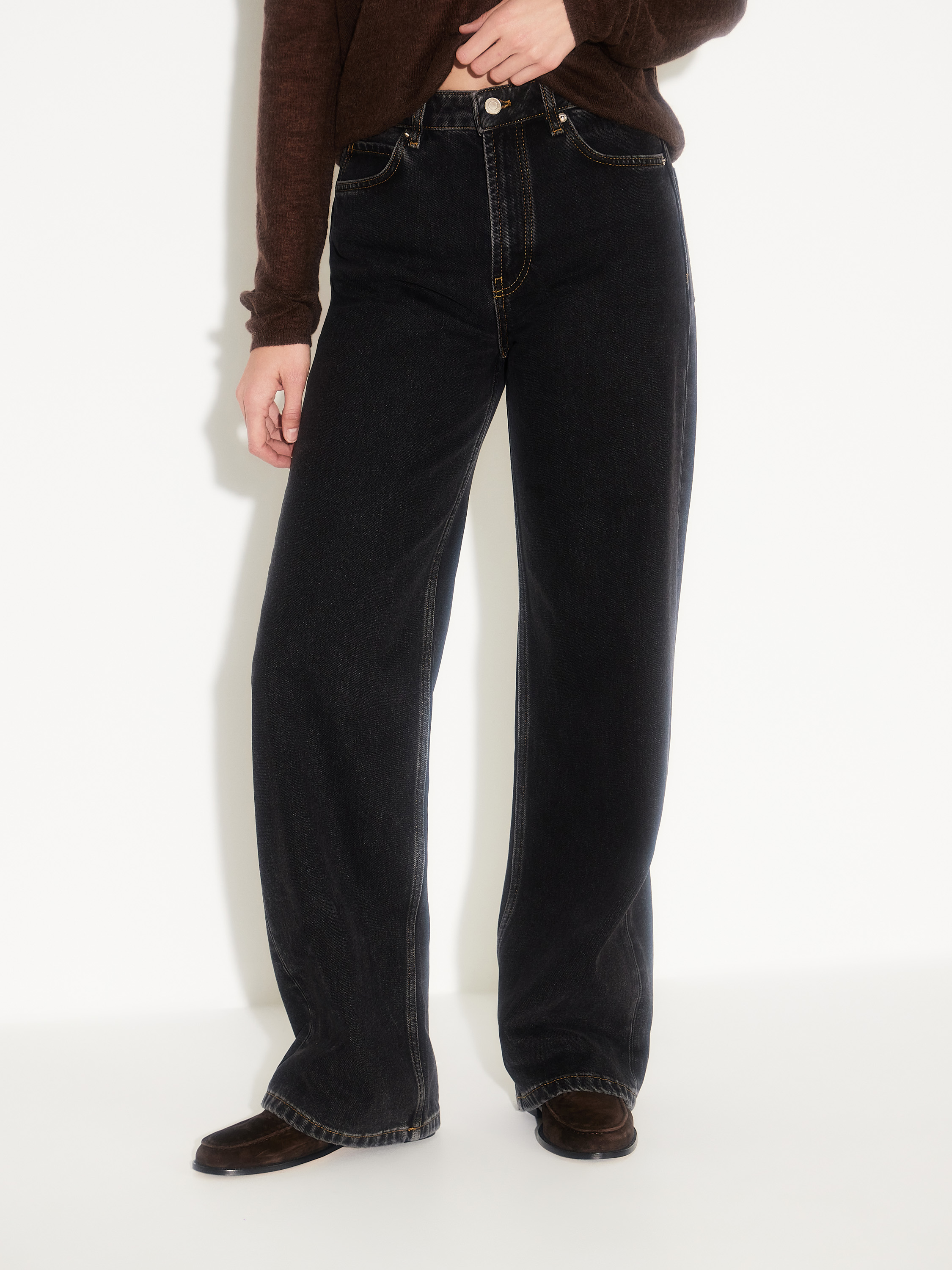 Джинсы Wide Leg утепленные Джинсы Wide Leg утепленные