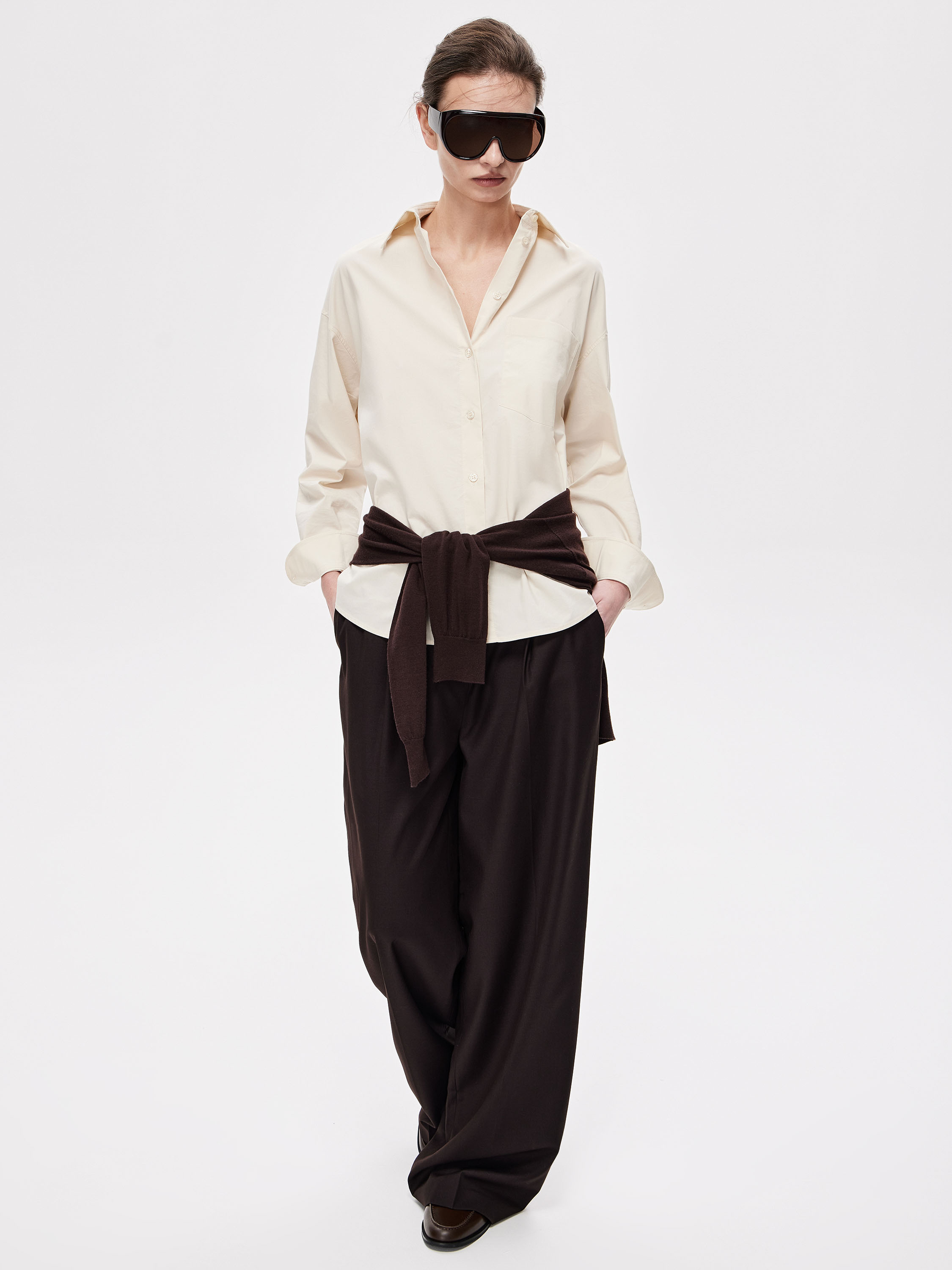 Рубашка с накладным карманом Рубашка с накладным карманом