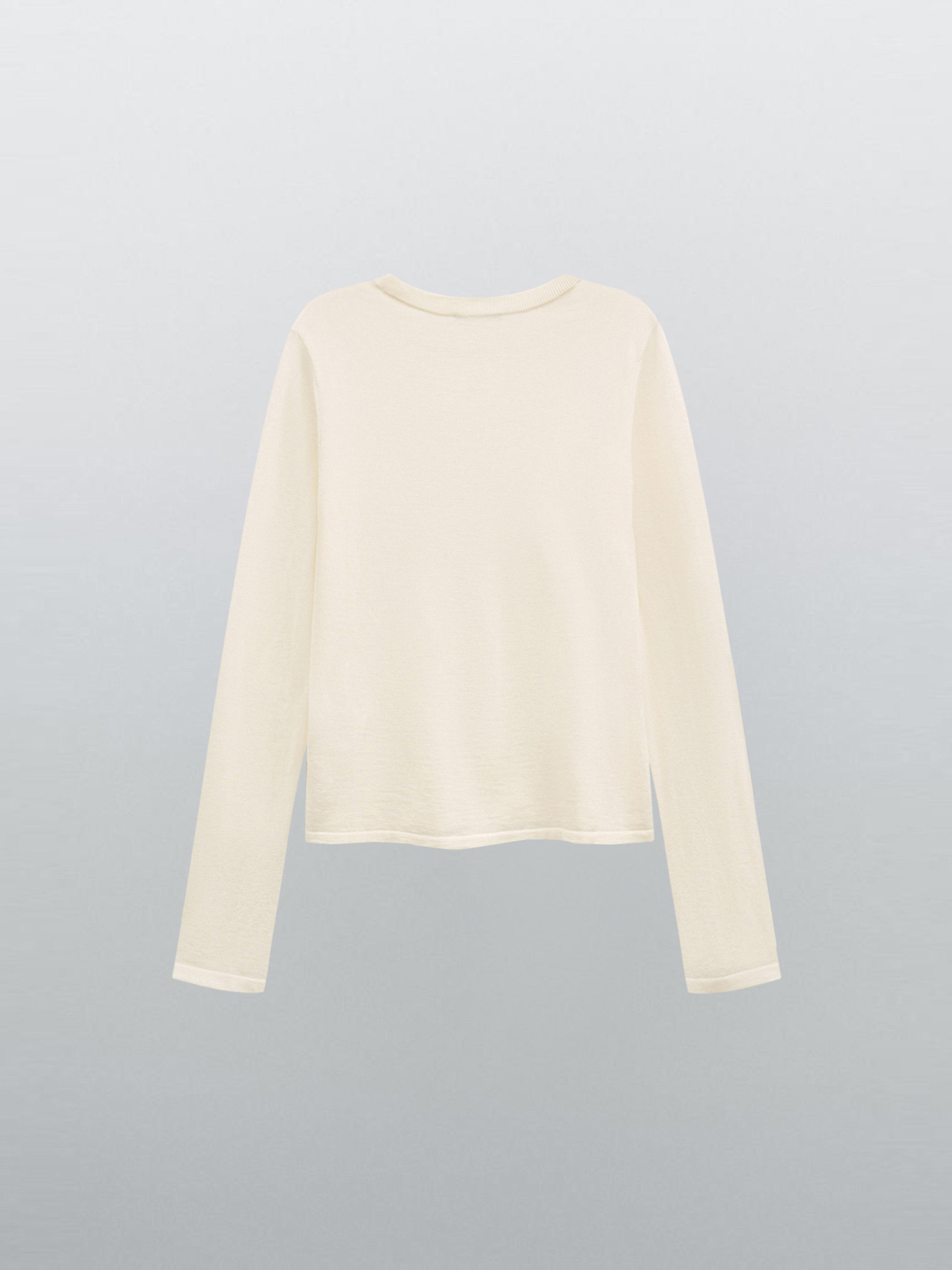 Лонгслив из смесовой пряжи мериноса Лонгслив из смесовой пряжи мериноса