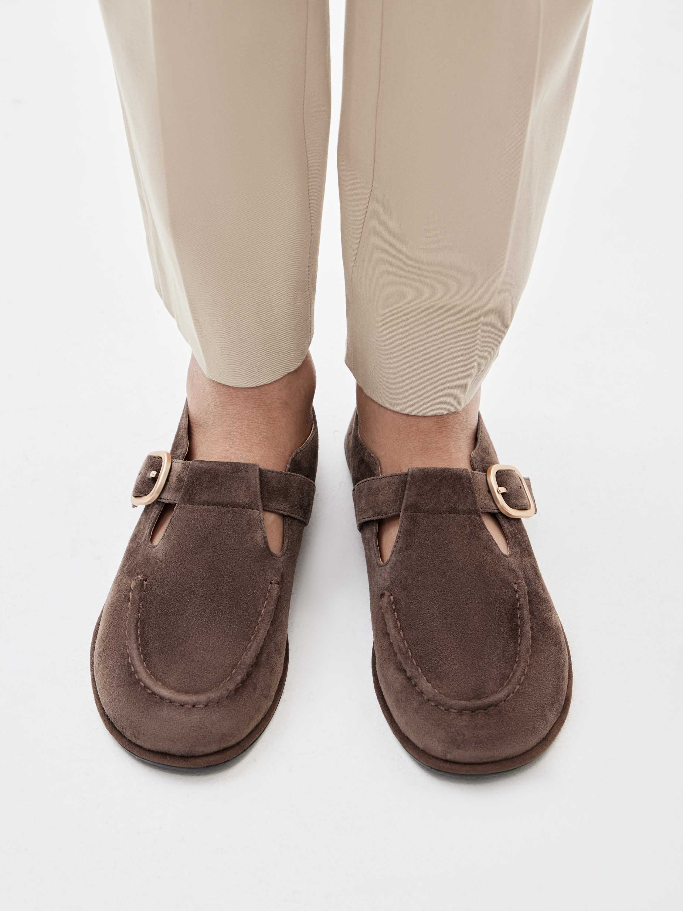 Лоферы из натуральной замши Лоферы из натуральной замши