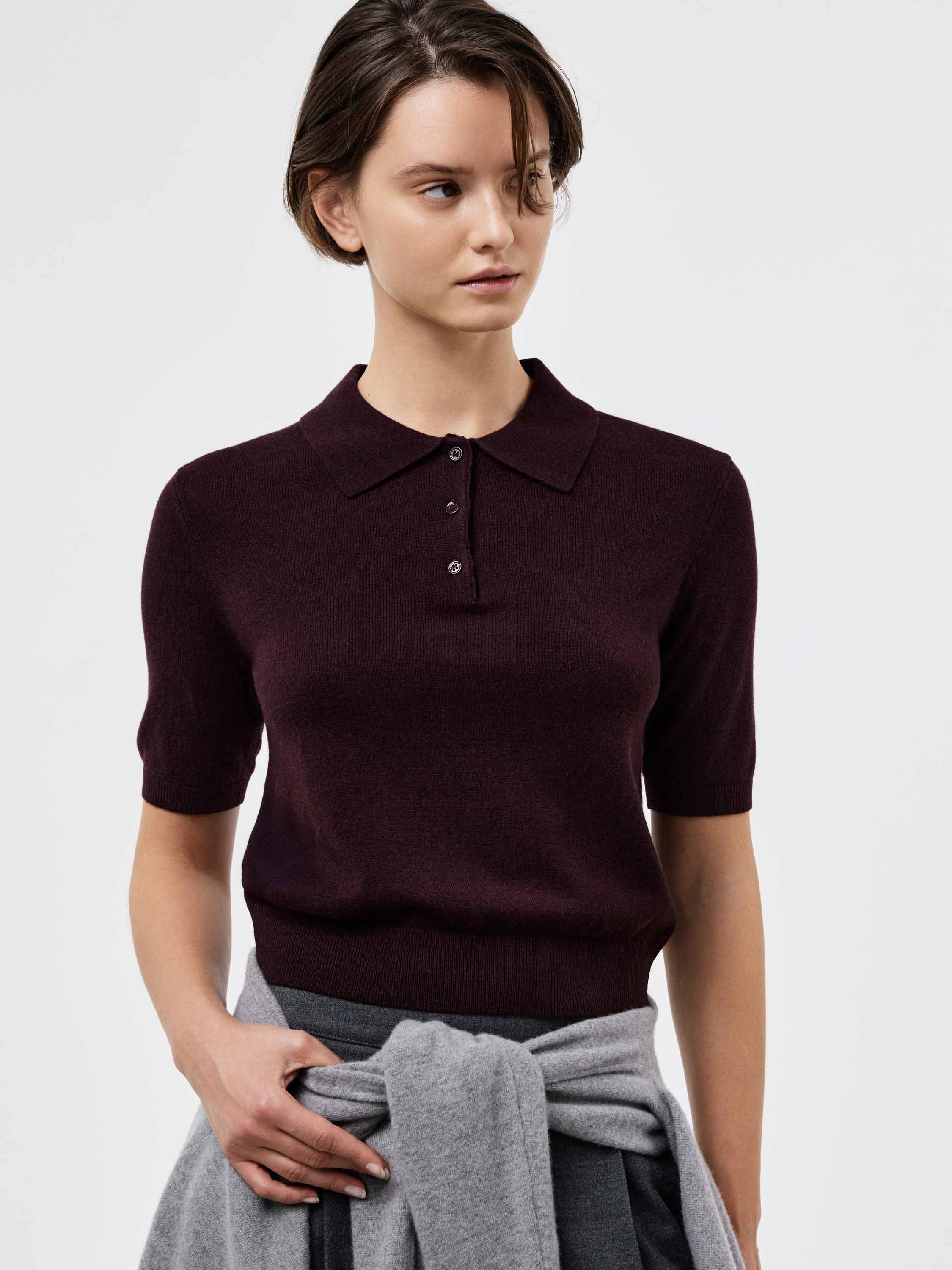 Джемпер-поло с коротким рукавом Джемпер-поло с коротким рукавом