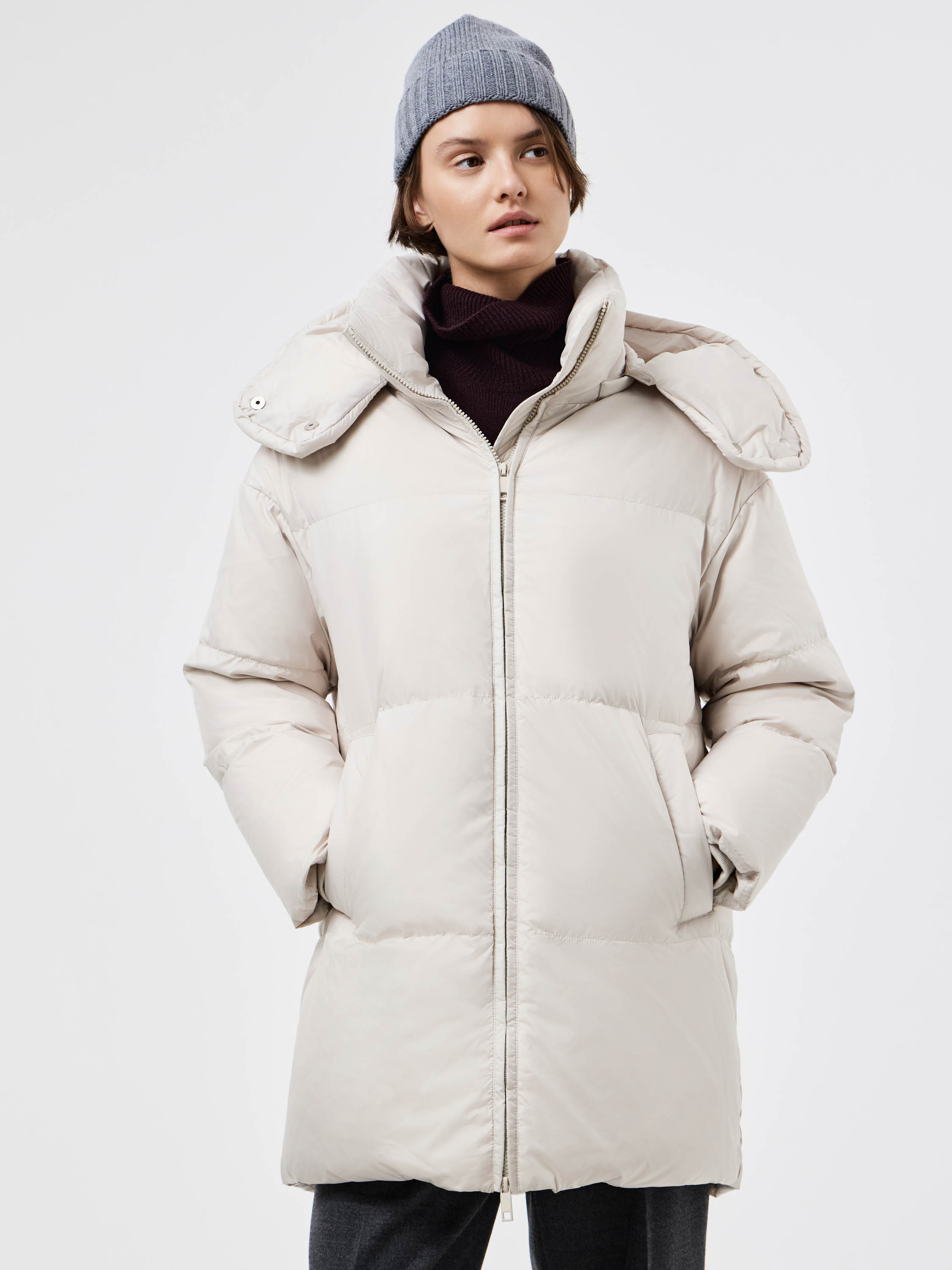 Пуховик удлиненный Пуховик удлиненный
