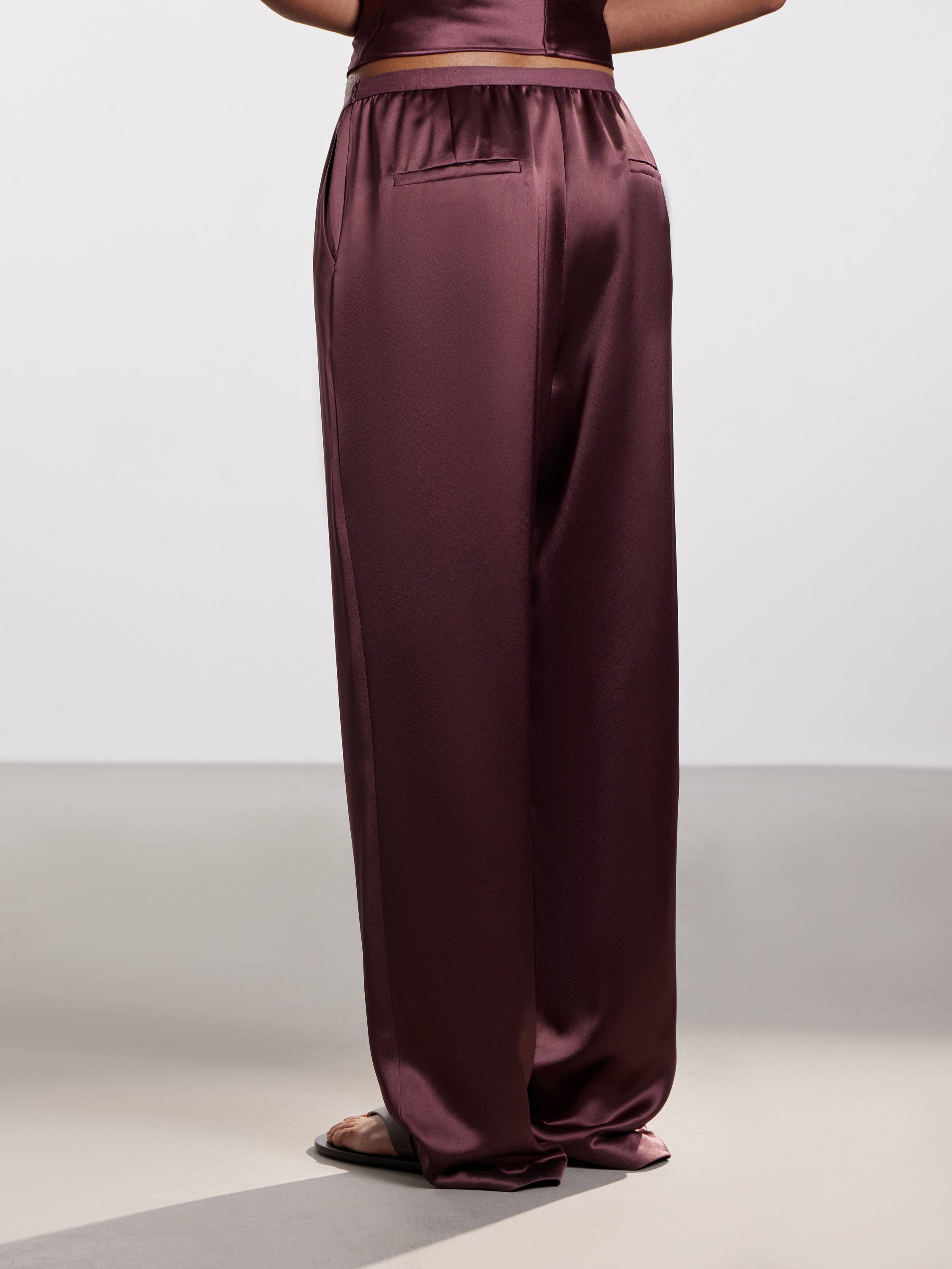 Брюки прямые из ацетата Брюки прямые из ацетата