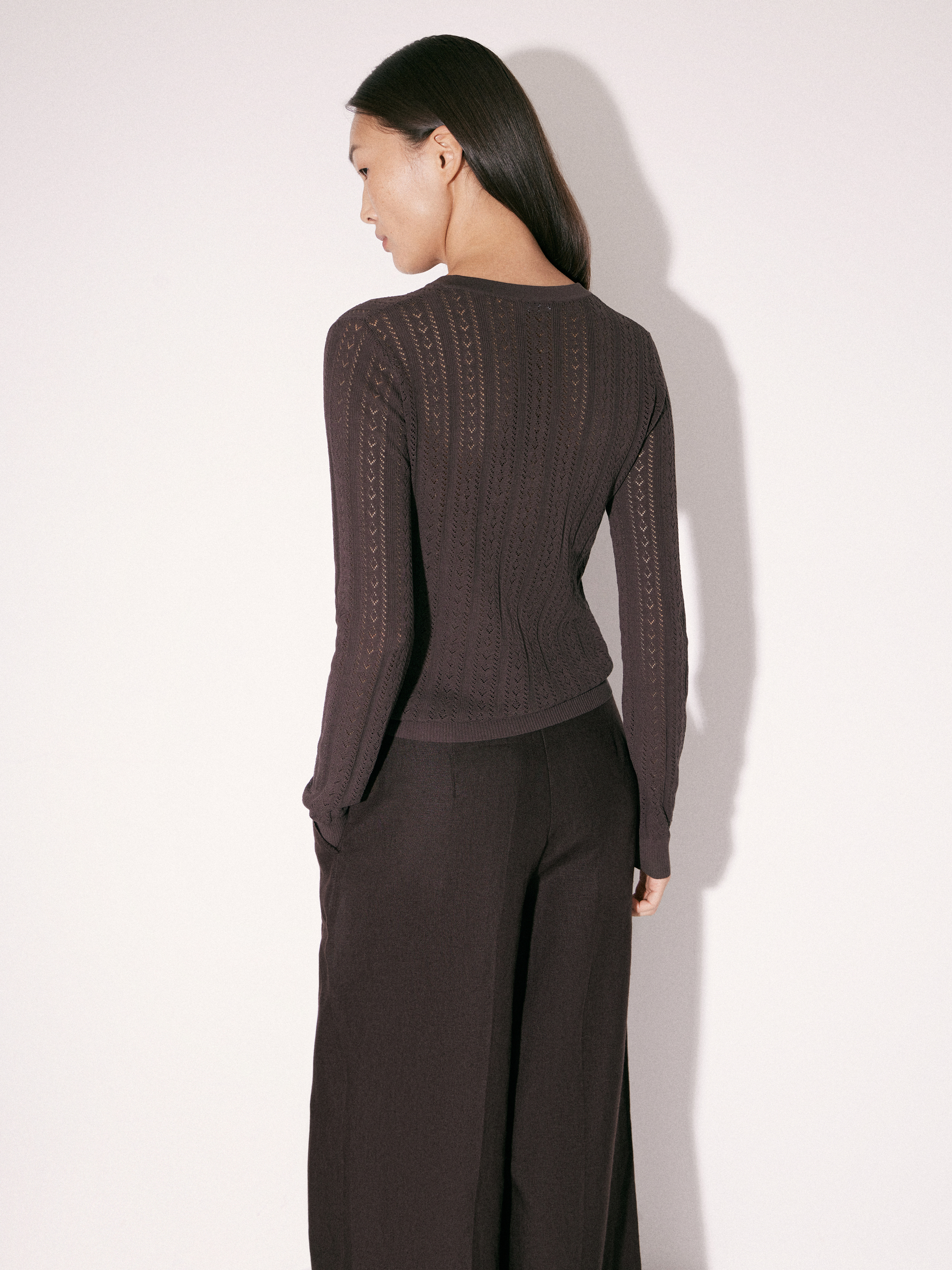 Джемпер из хлопка с шелком Джемпер из хлопка с шелком