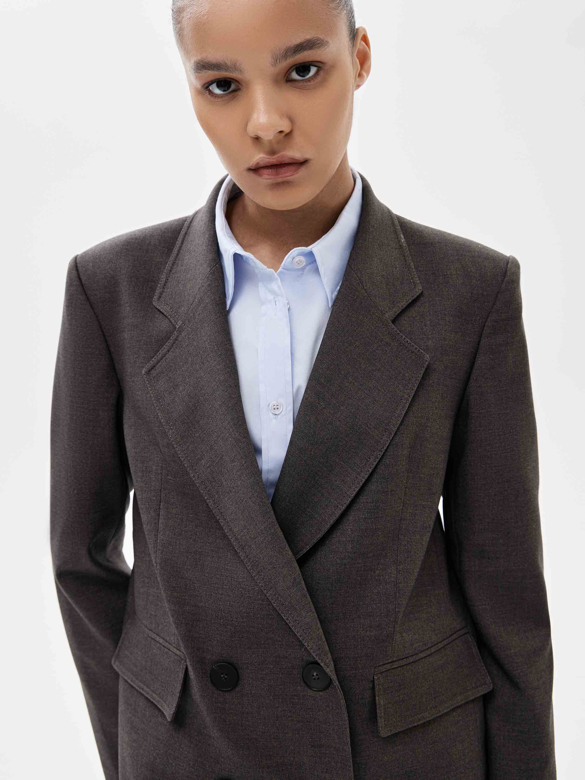 Жакет из костюмной ткани Жакет из костюмной ткани