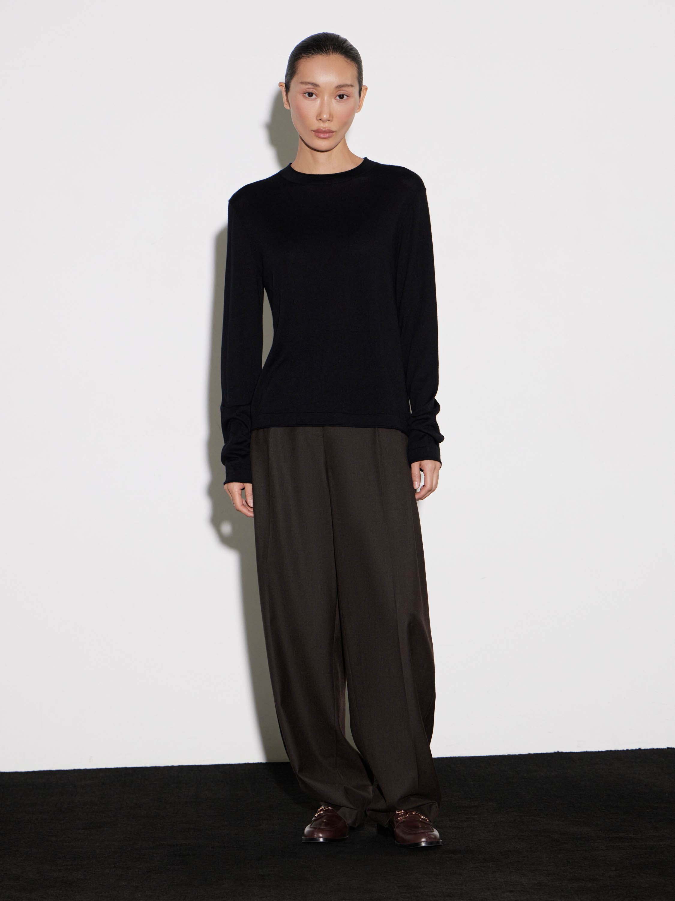 Джемпер из шелка и шерсти Джемпер из шелка и шерсти