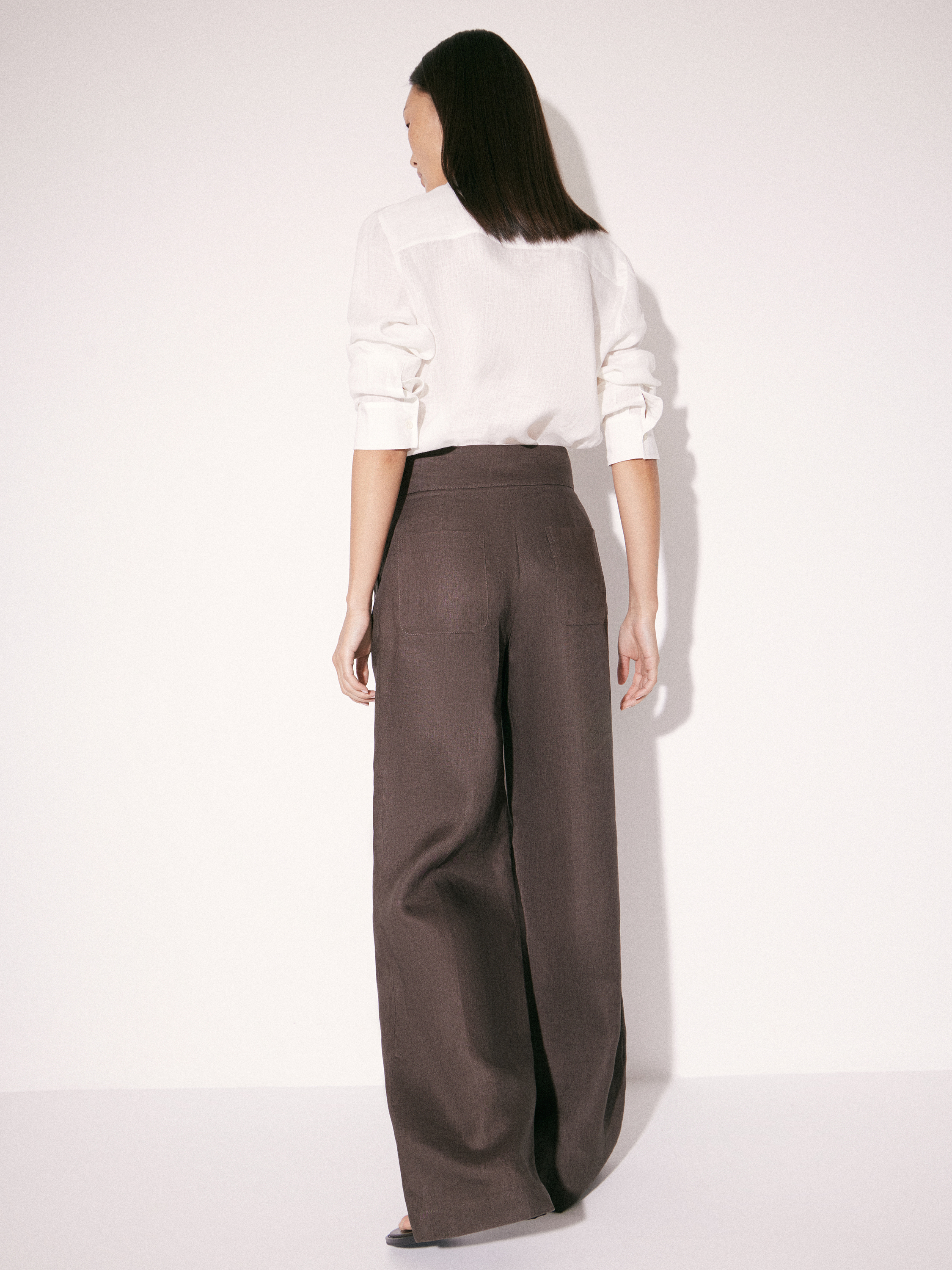 Брюки из льна Брюки из льна