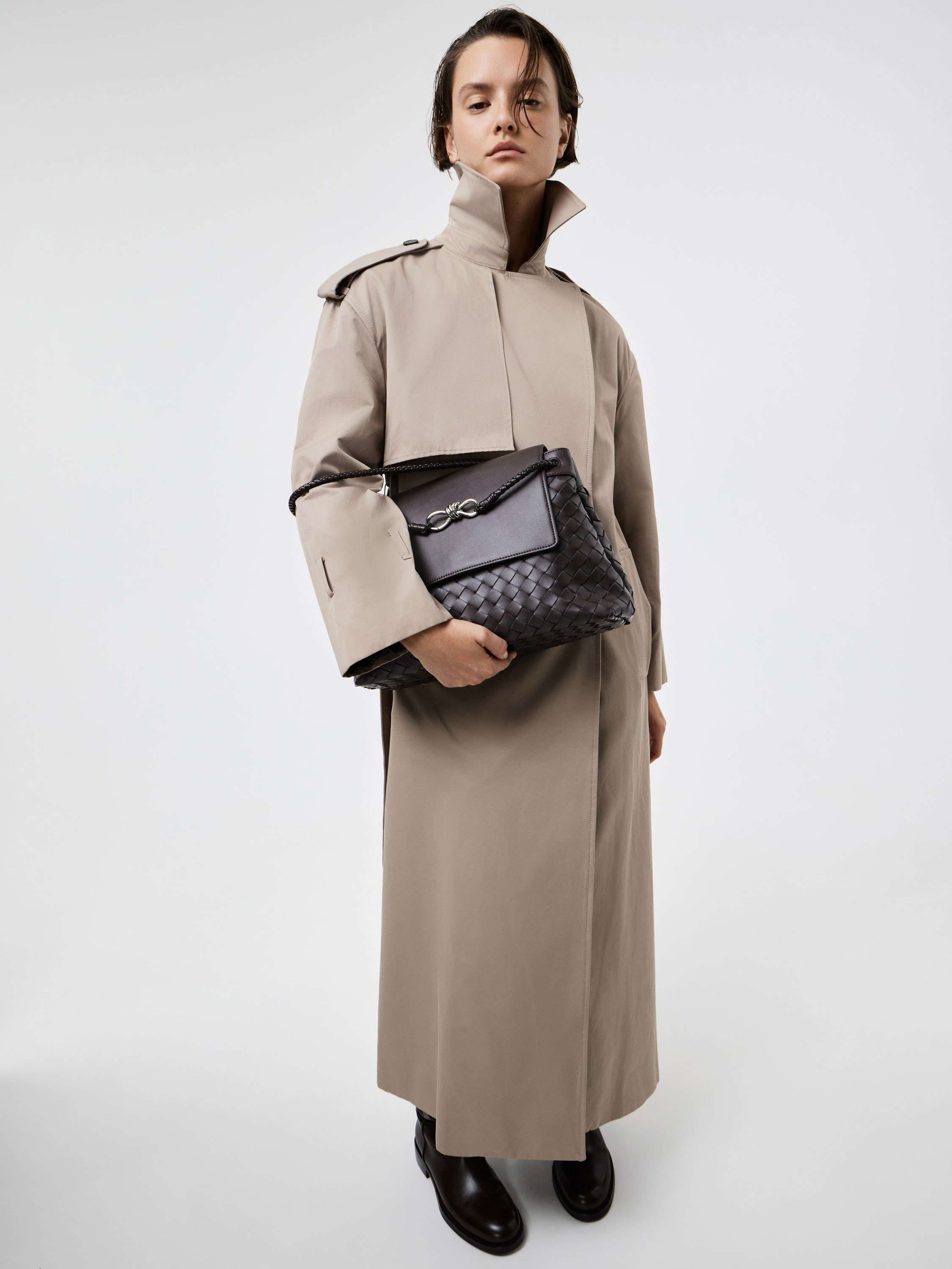 Сумка с плетением из кожи Сумка с плетением из кожи