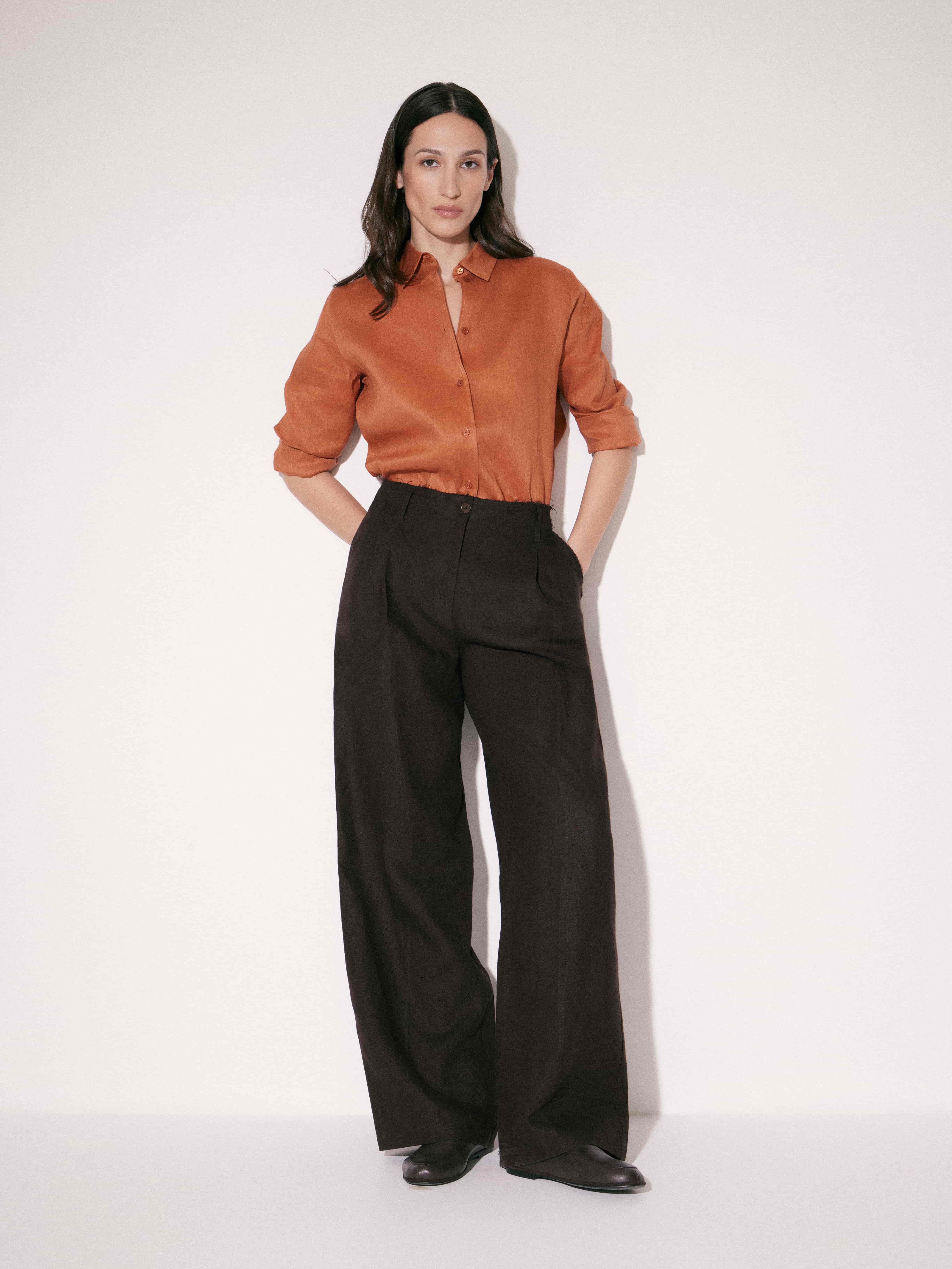 Рубашка изо льна Рубашка изо льна