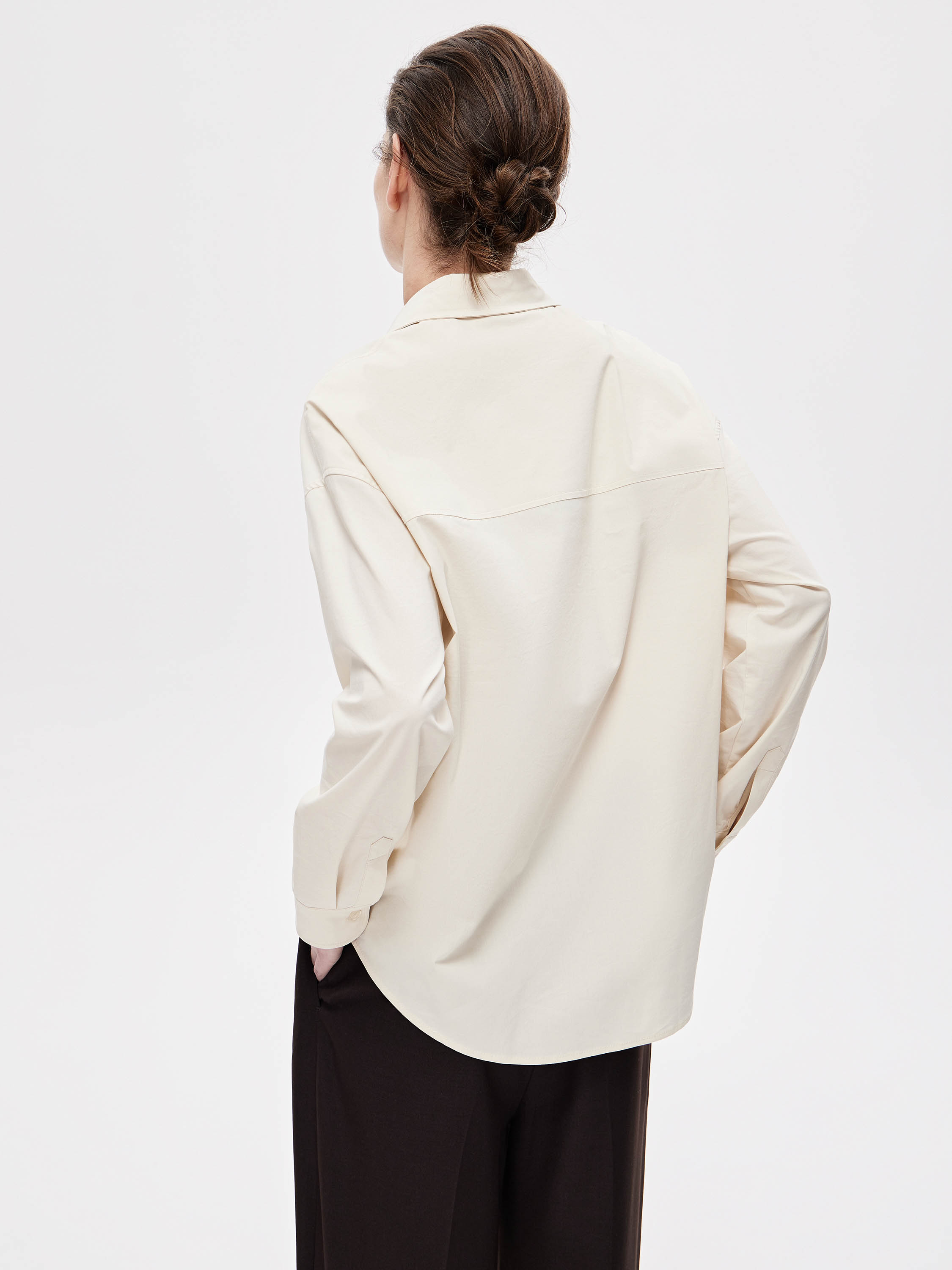 Рубашка с накладным карманом Рубашка с накладным карманом