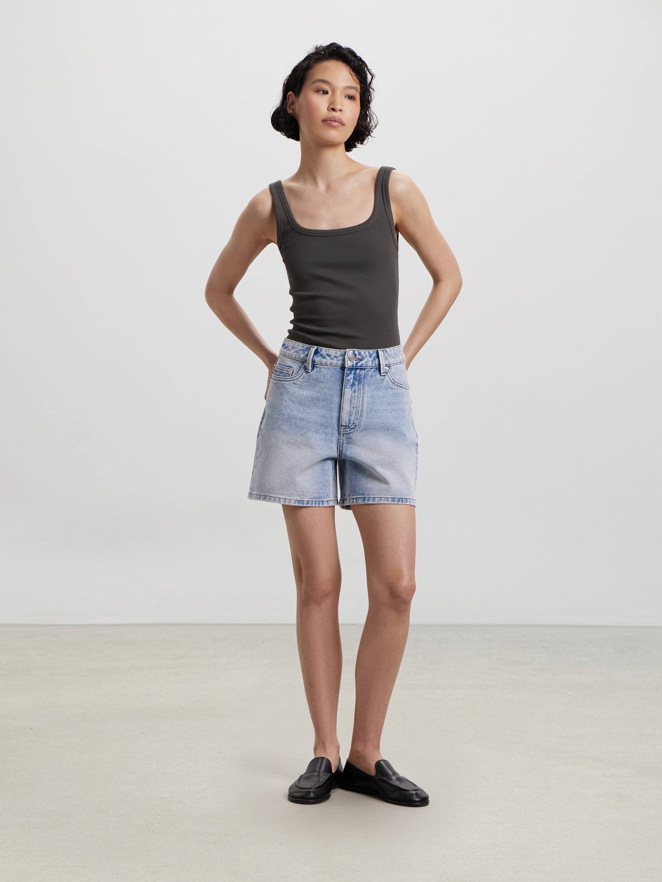 Топ базовый из хлопка Топ базовый из хлопка