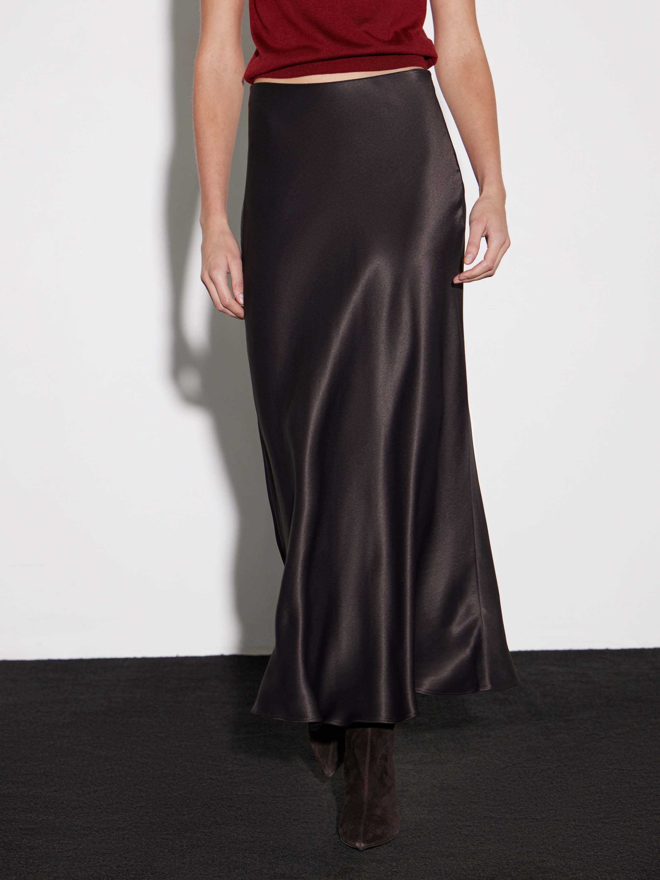 Юбка макси из 100% района Юбка макси из 100% района