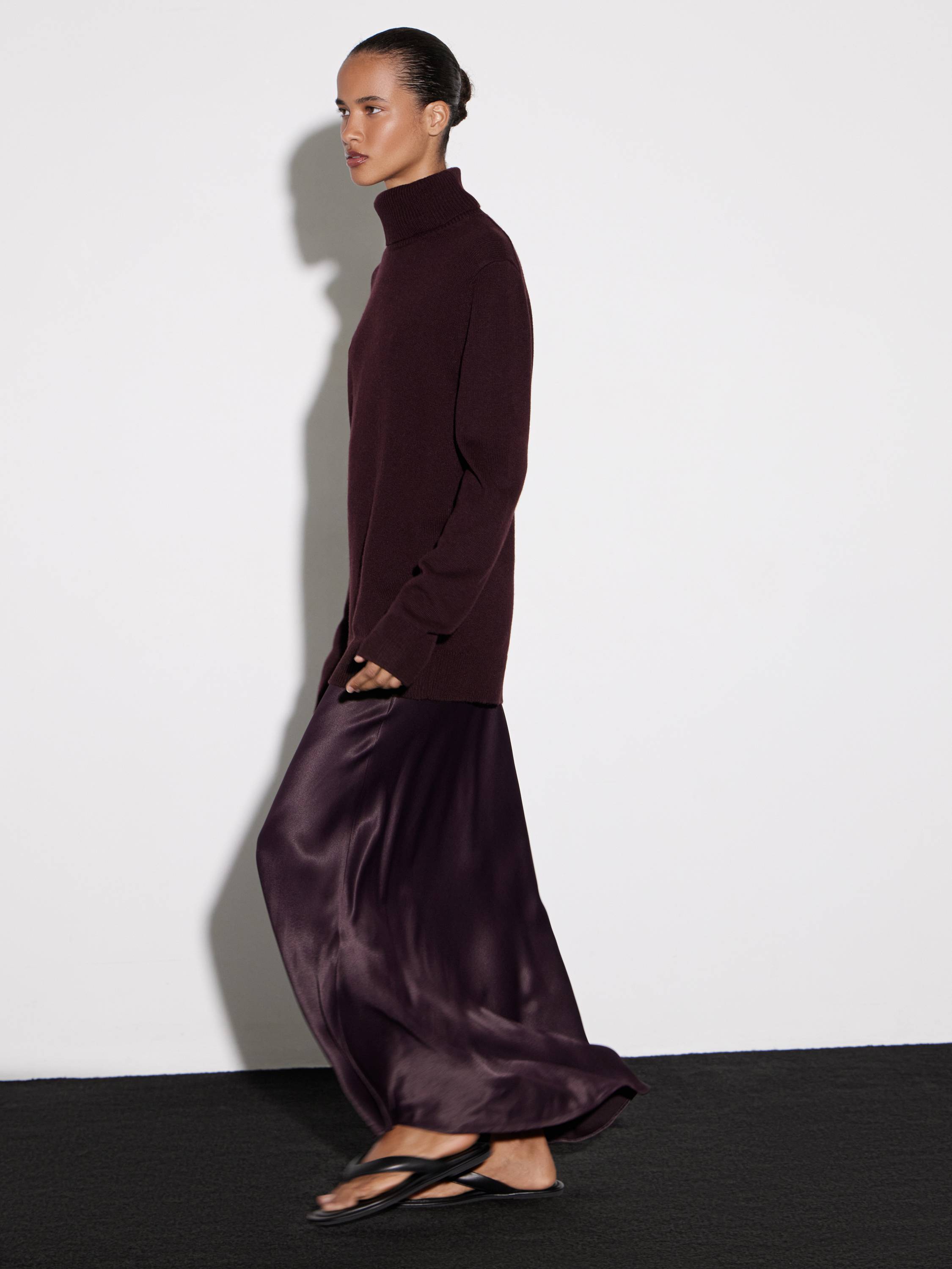 Юбка макси из 100% района Юбка макси из 100% района