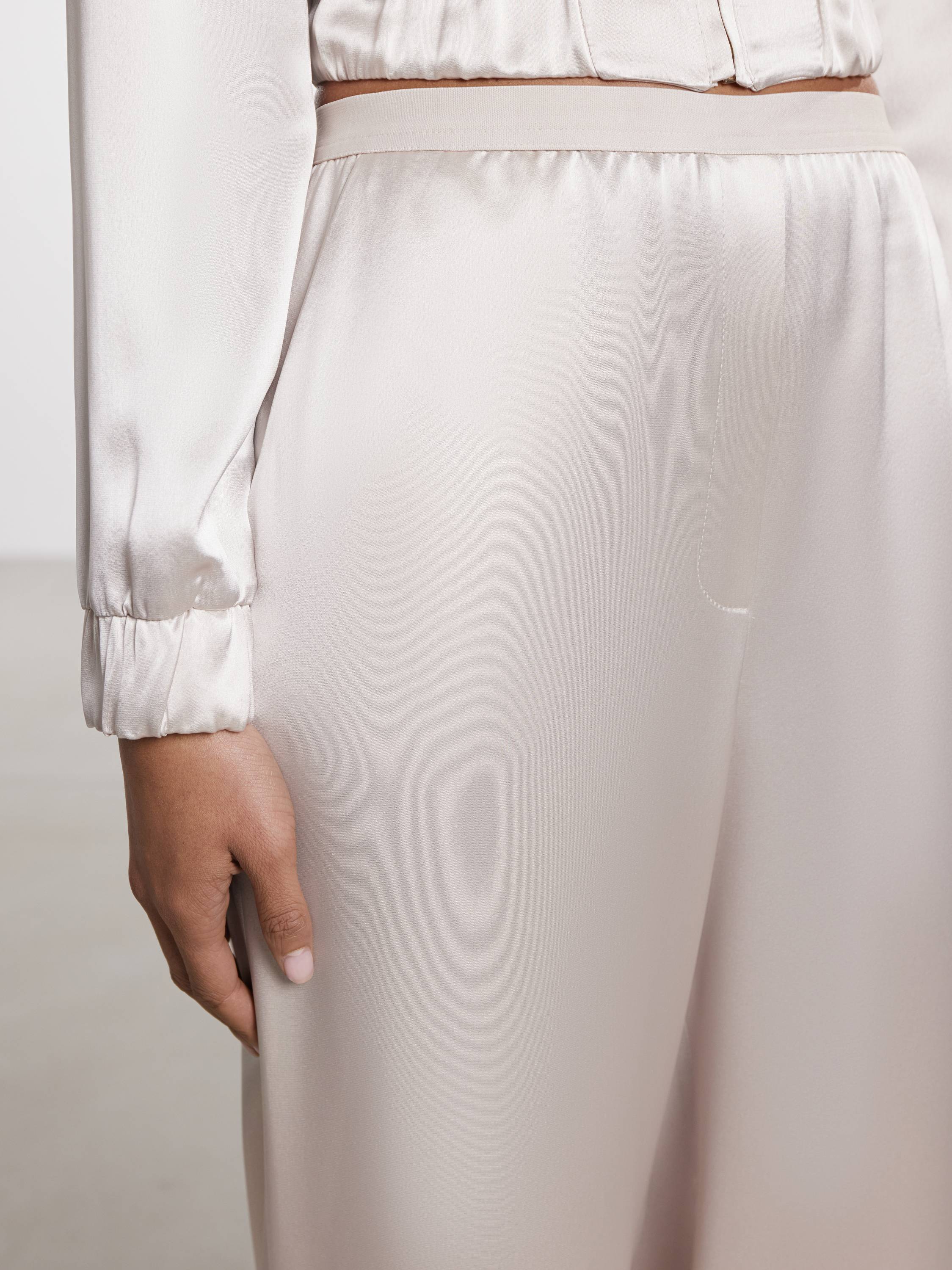 Брюки прямые из ацетата Брюки прямые из ацетата