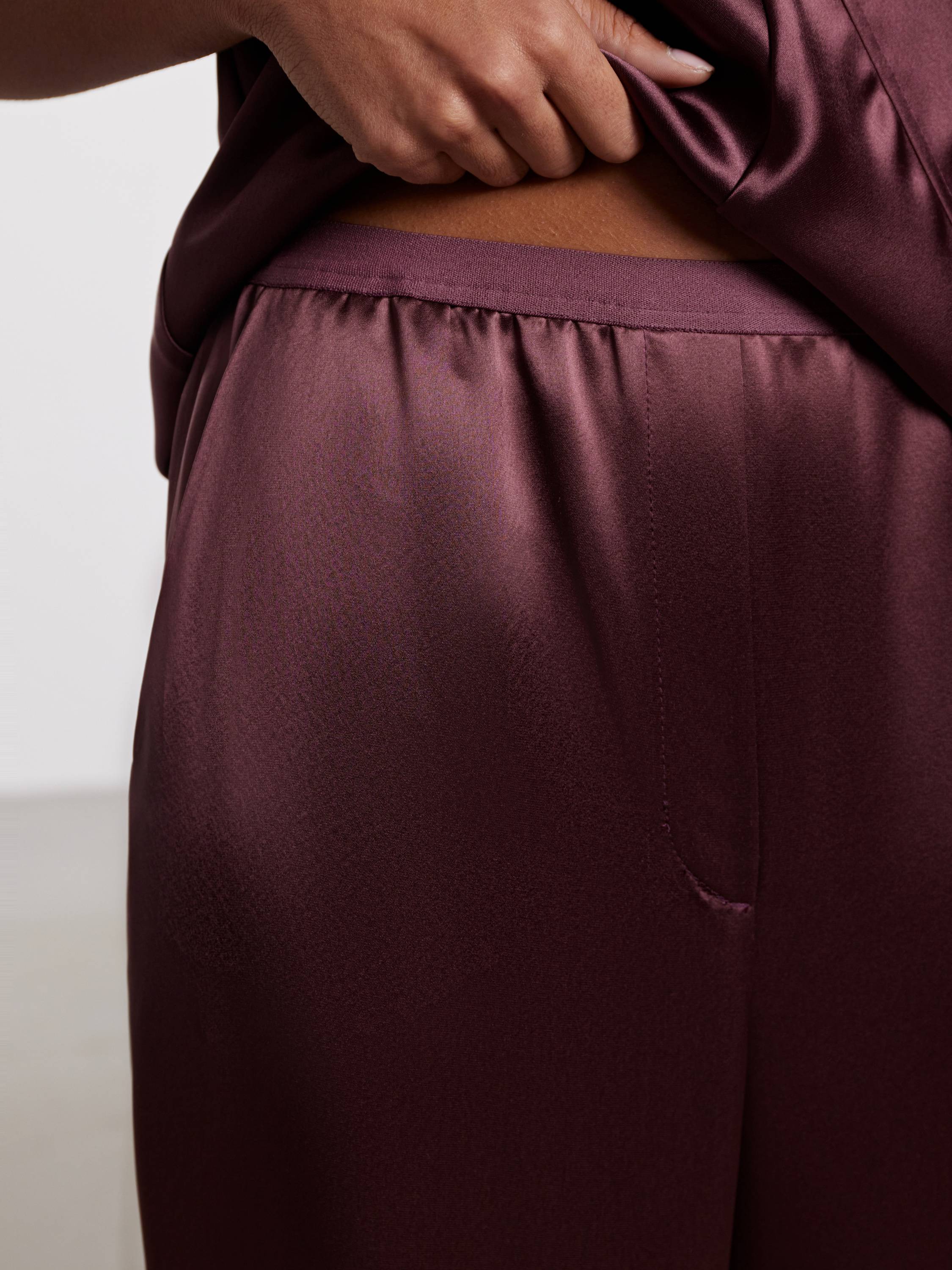 Брюки прямые из ацетата Брюки прямые из ацетата