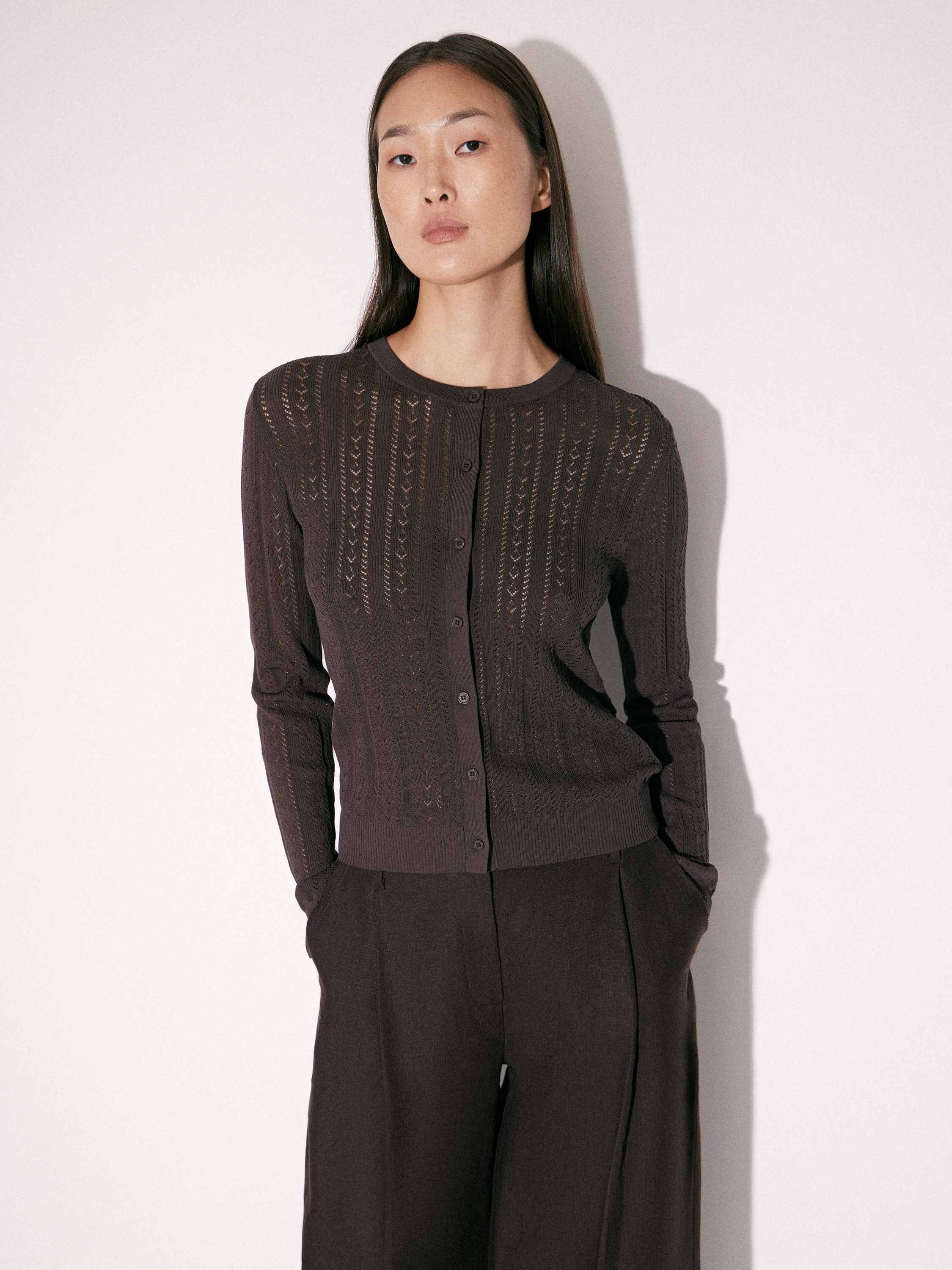 Джемпер из хлопка с шелком Джемпер из хлопка с шелком