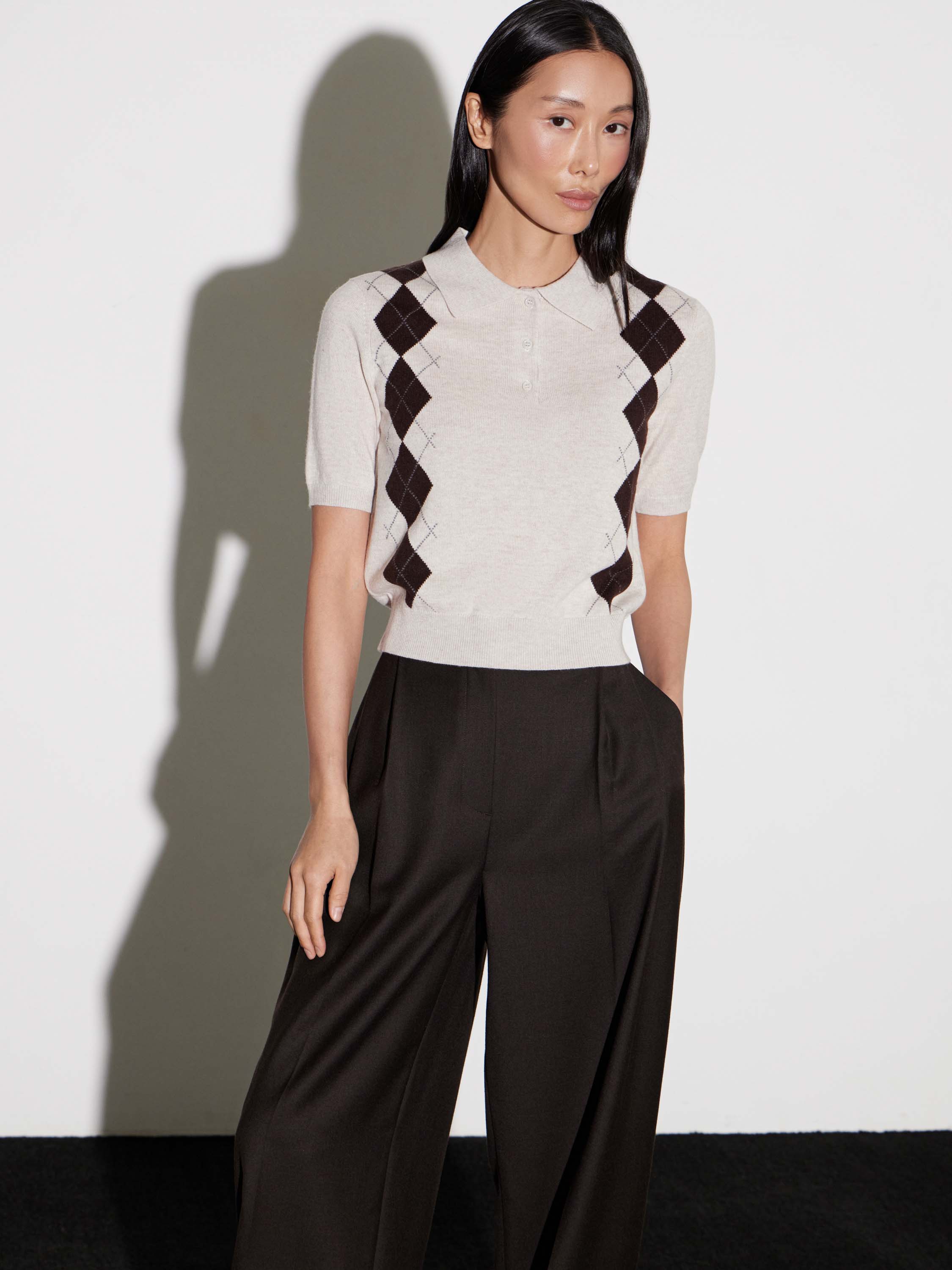 Джемпер-поло с коротким рукавом Джемпер-поло с коротким рукавом