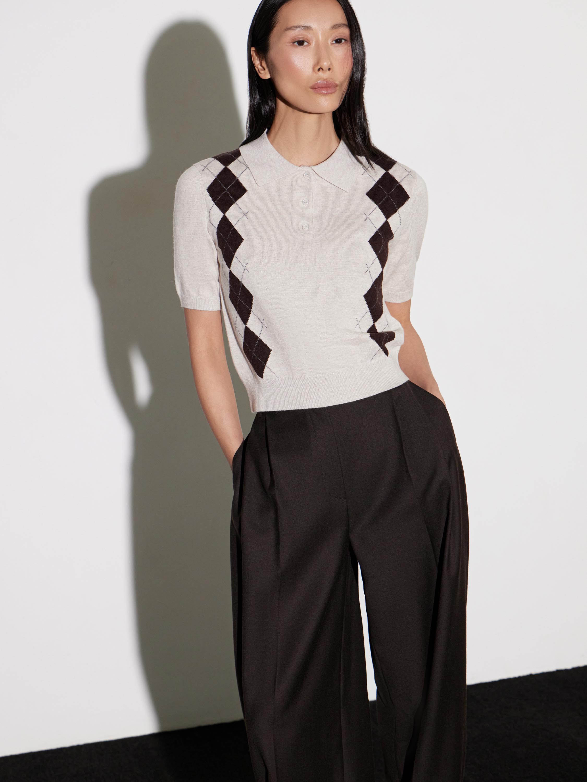 Джемпер-поло с коротким рукавом Джемпер-поло с коротким рукавом