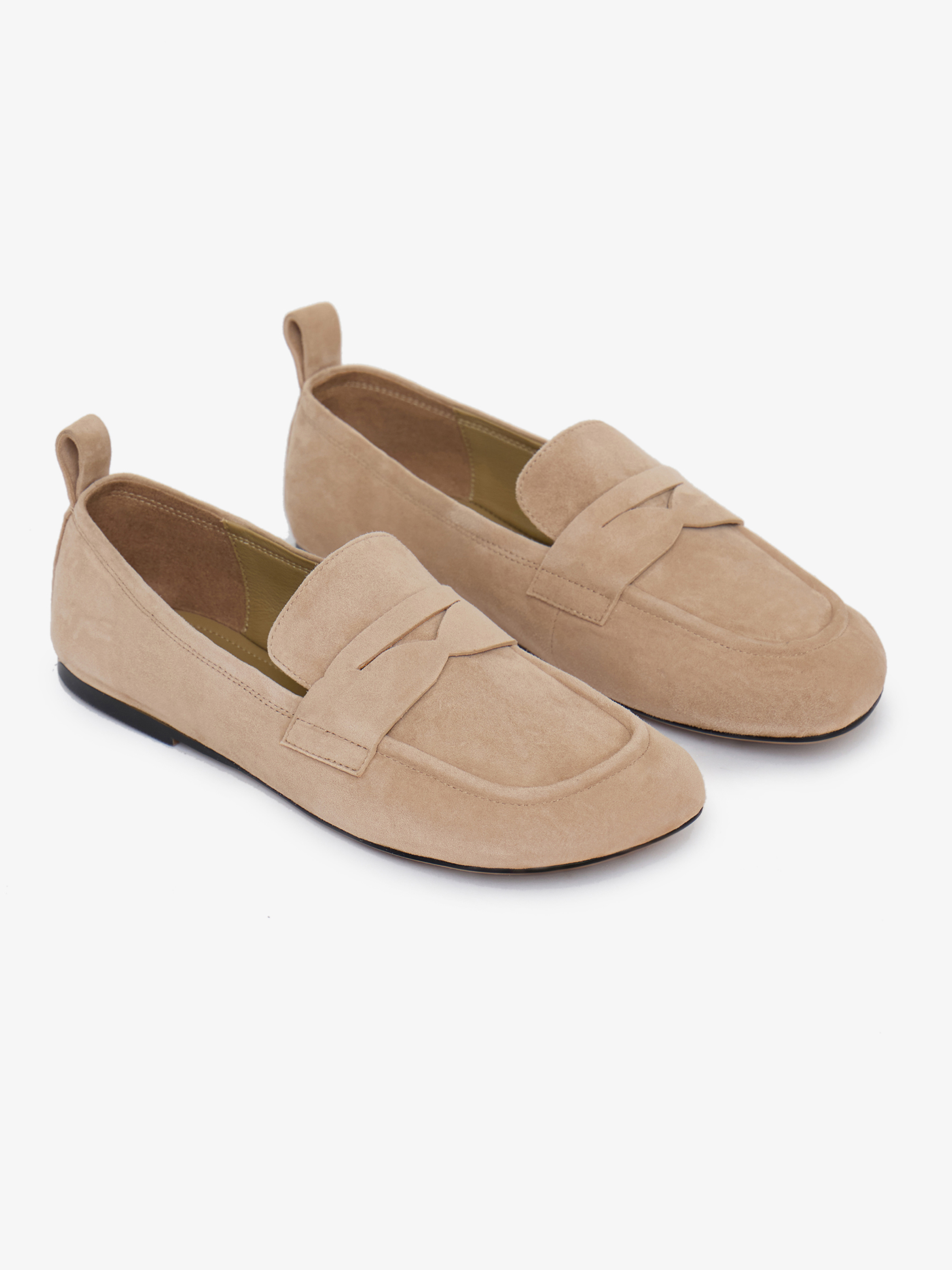 Лоферы из натуральной замши Лоферы из натуральной замши