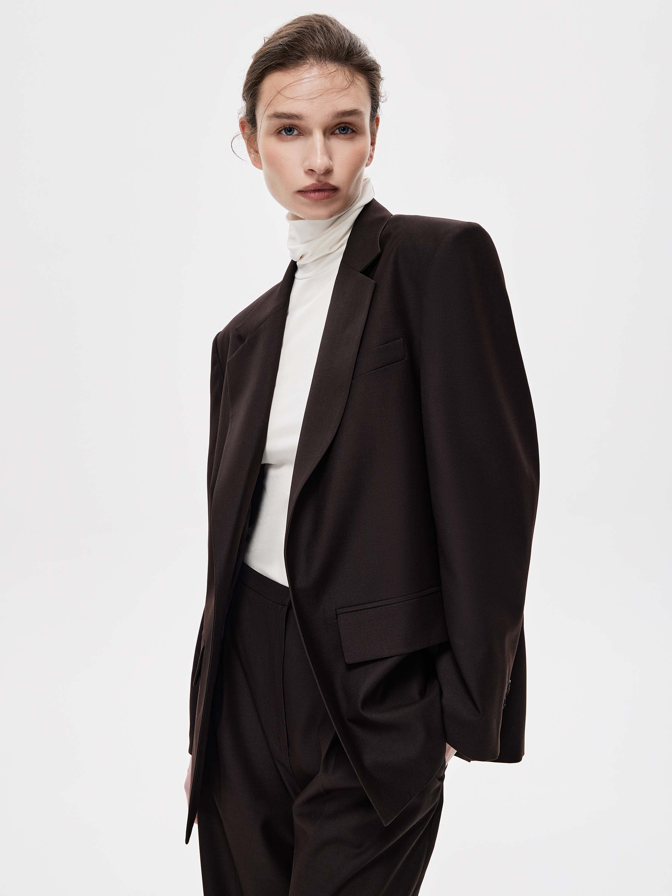 Жакет из костюмной ткани Жакет из костюмной ткани