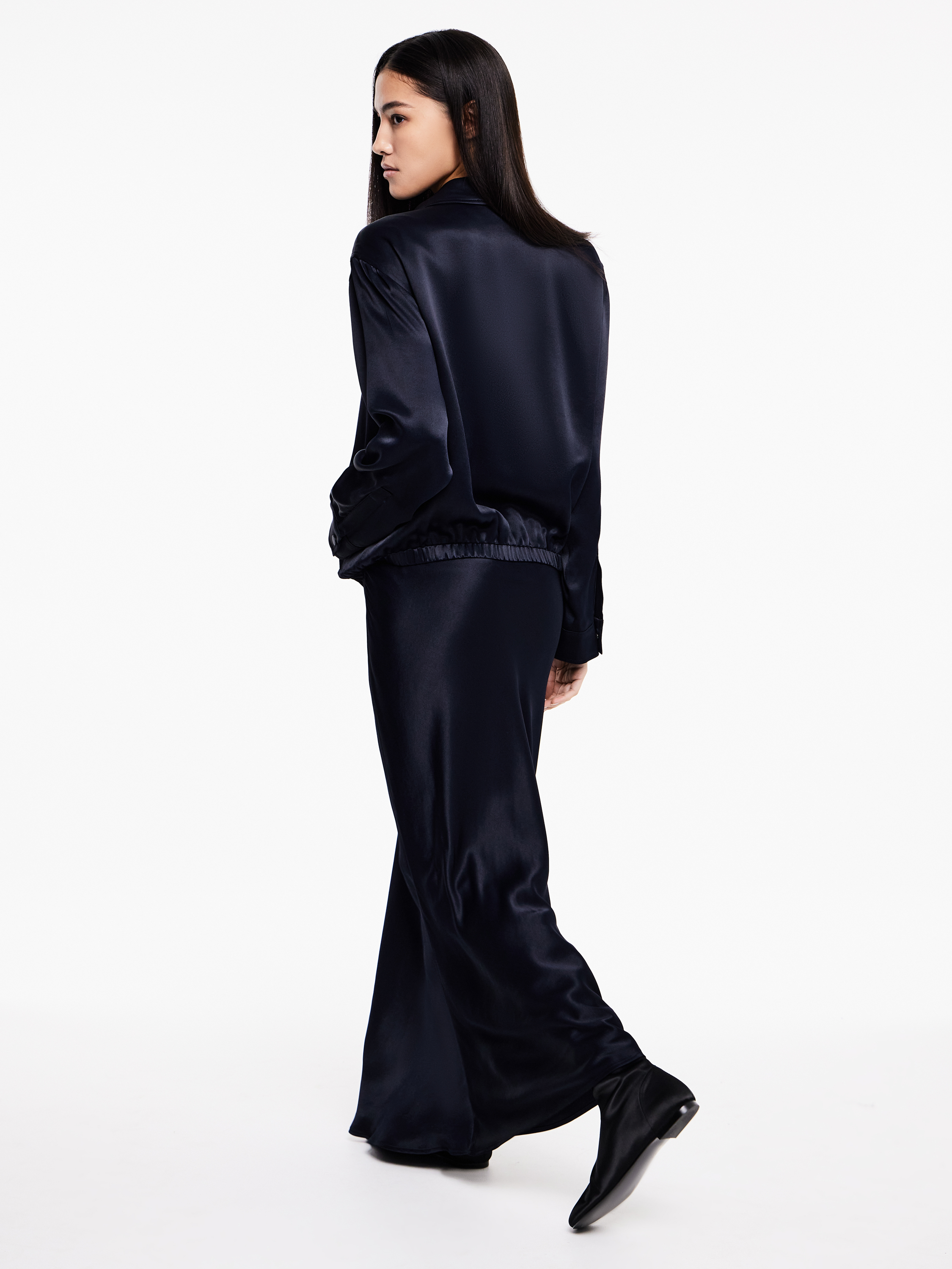 Юбка макси из 100% района Юбка макси из 100% района