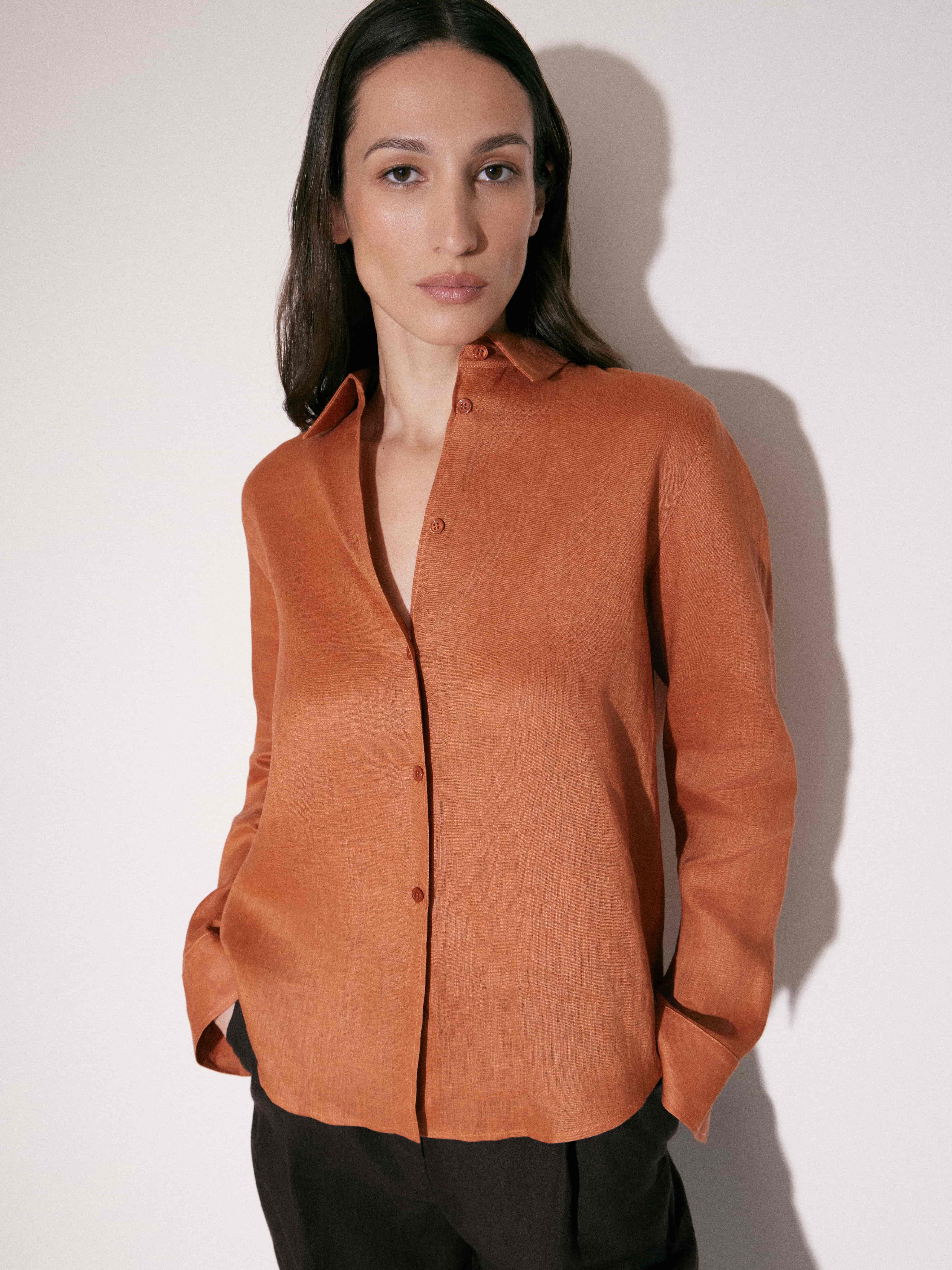 Рубашка изо льна Рубашка изо льна