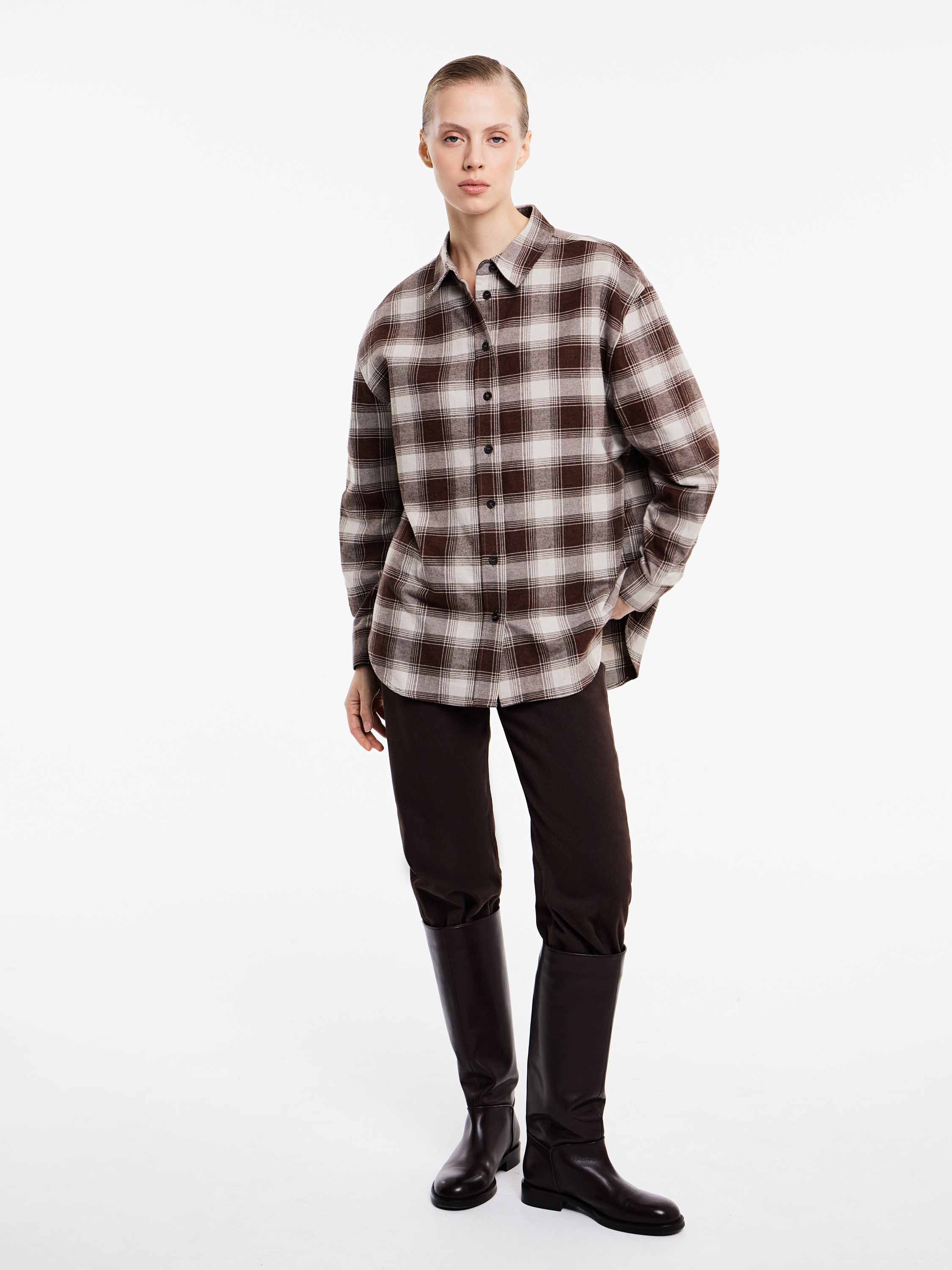 Рубашка из 100% хлопка Рубашка из 100% хлопка