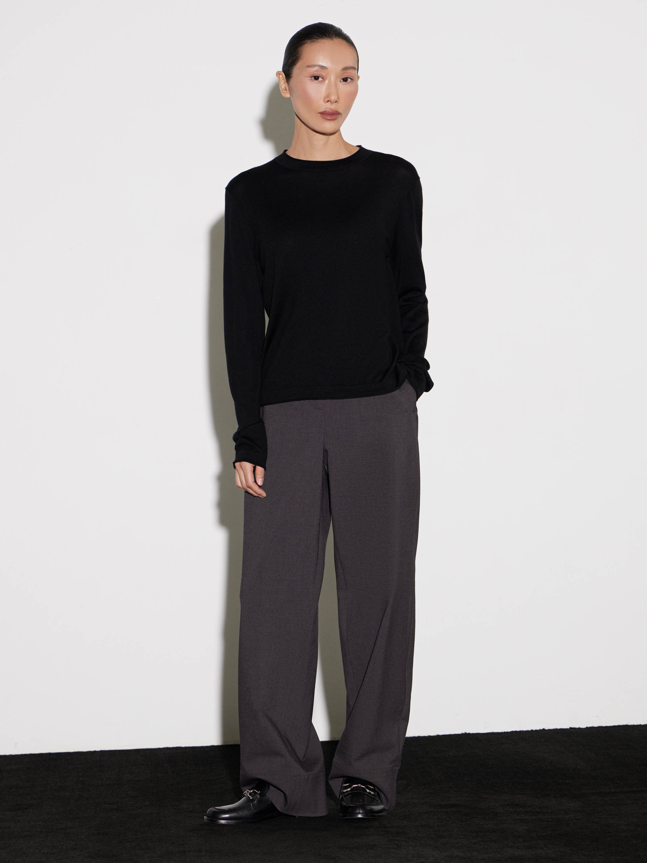 Джемпер из шелка и шерсти Джемпер из шелка и шерсти