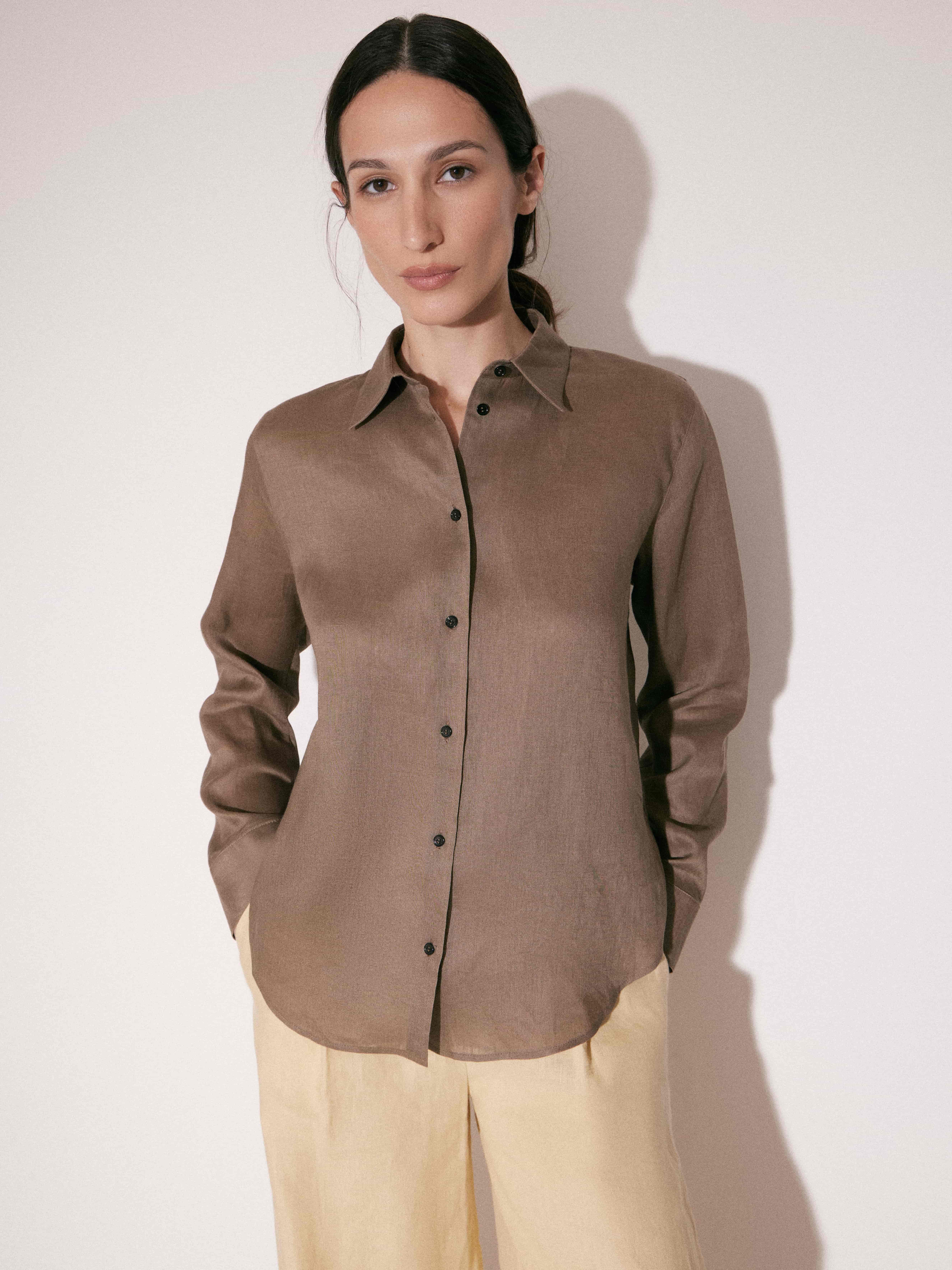 Рубашка изо льна Рубашка изо льна