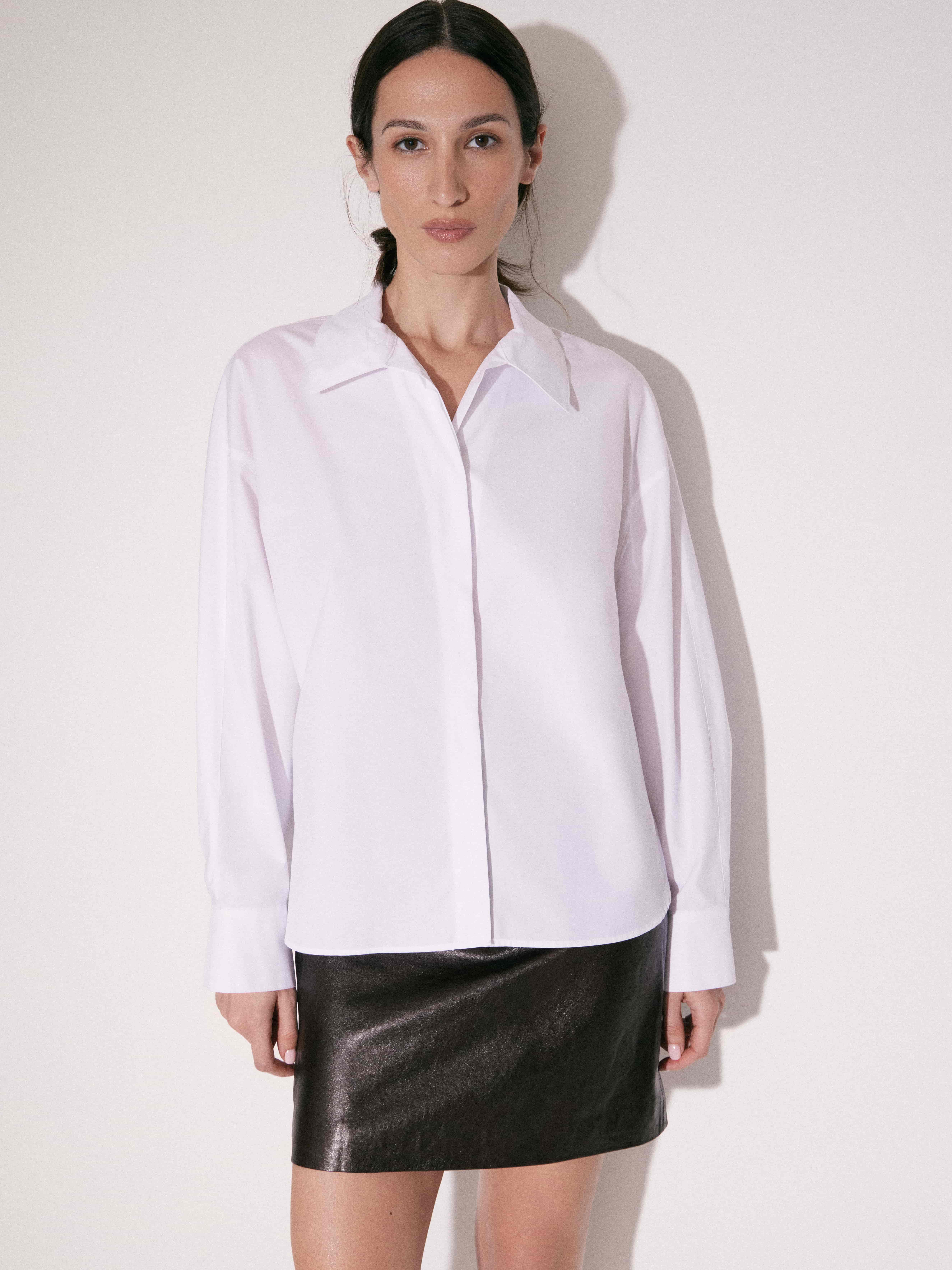 Рубашка из смесового хлопка Рубашка из смесового хлопка