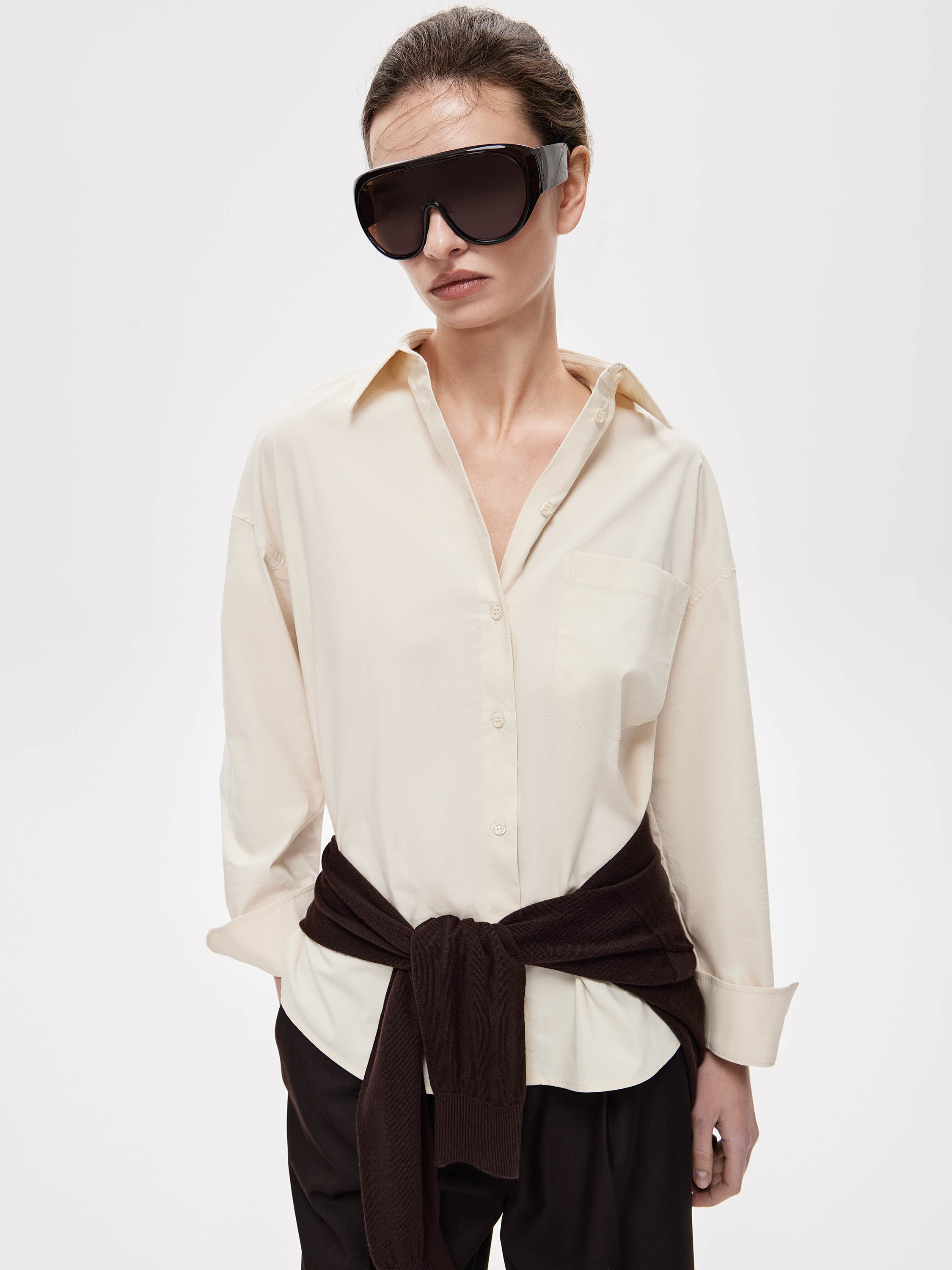 Рубашка с накладным карманом Рубашка с накладным карманом