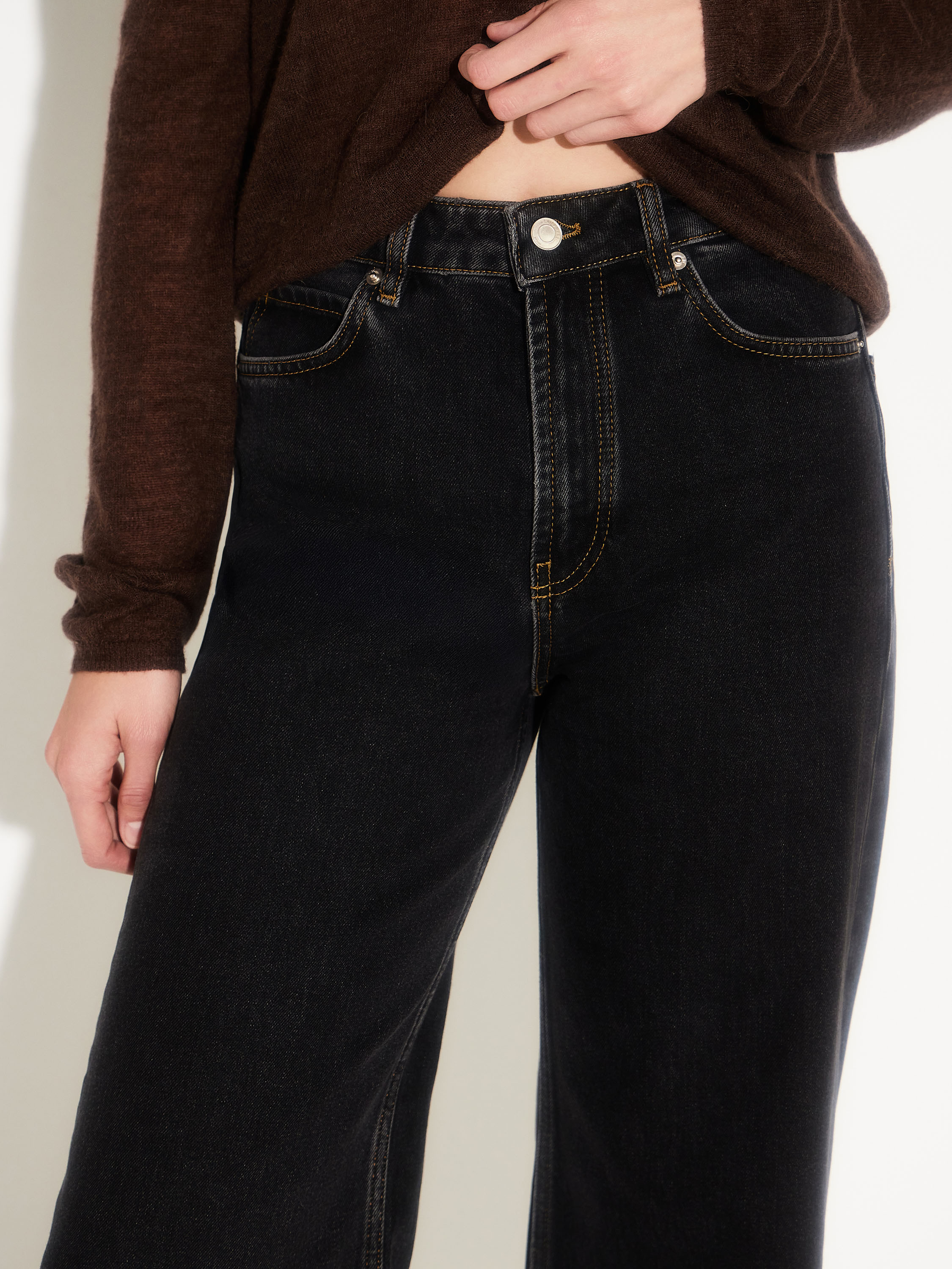 Джинсы Wide Leg утепленные Джинсы Wide Leg утепленные