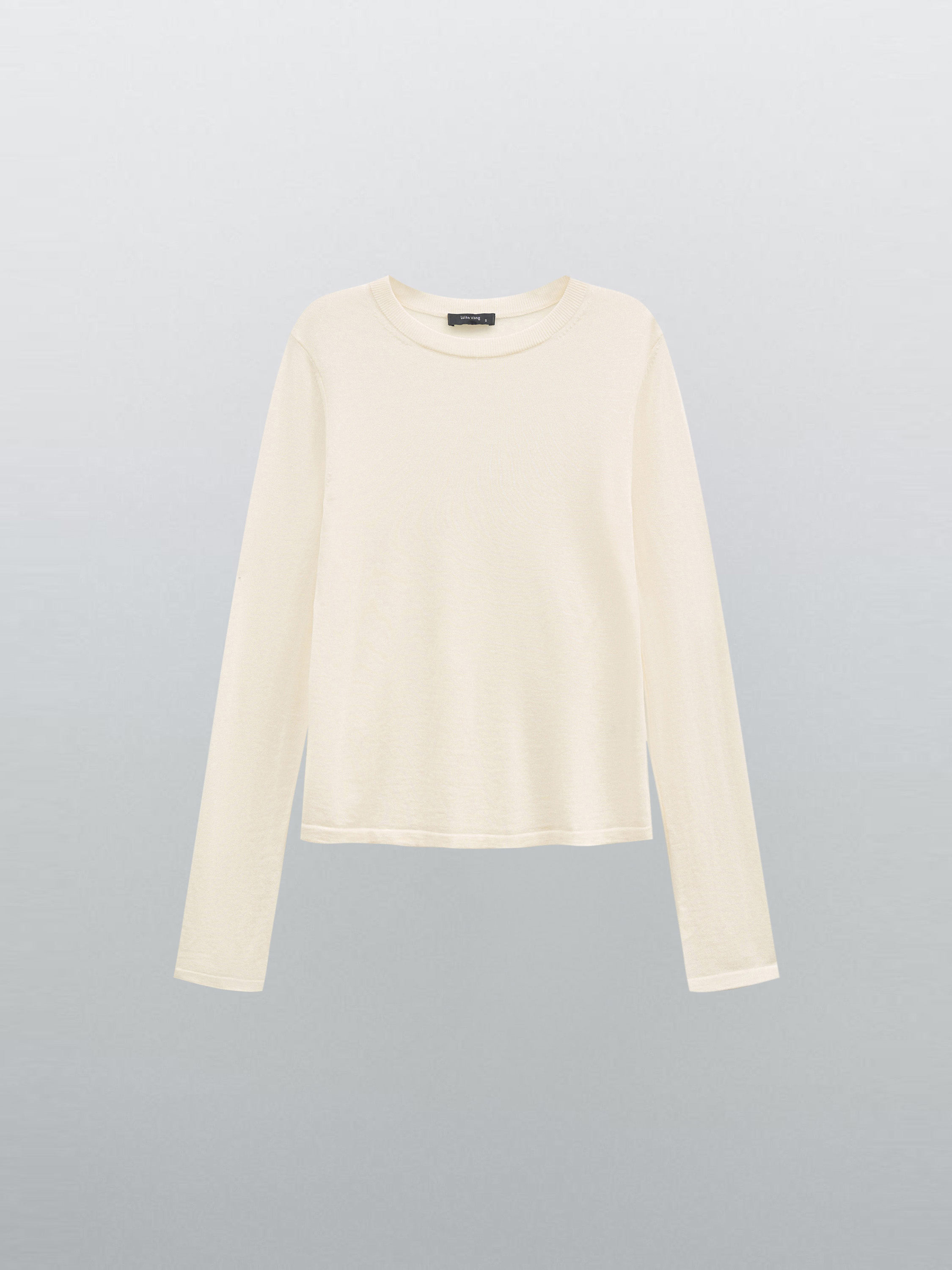 Лонгслив из смесовой пряжи мериноса Лонгслив из смесовой пряжи мериноса