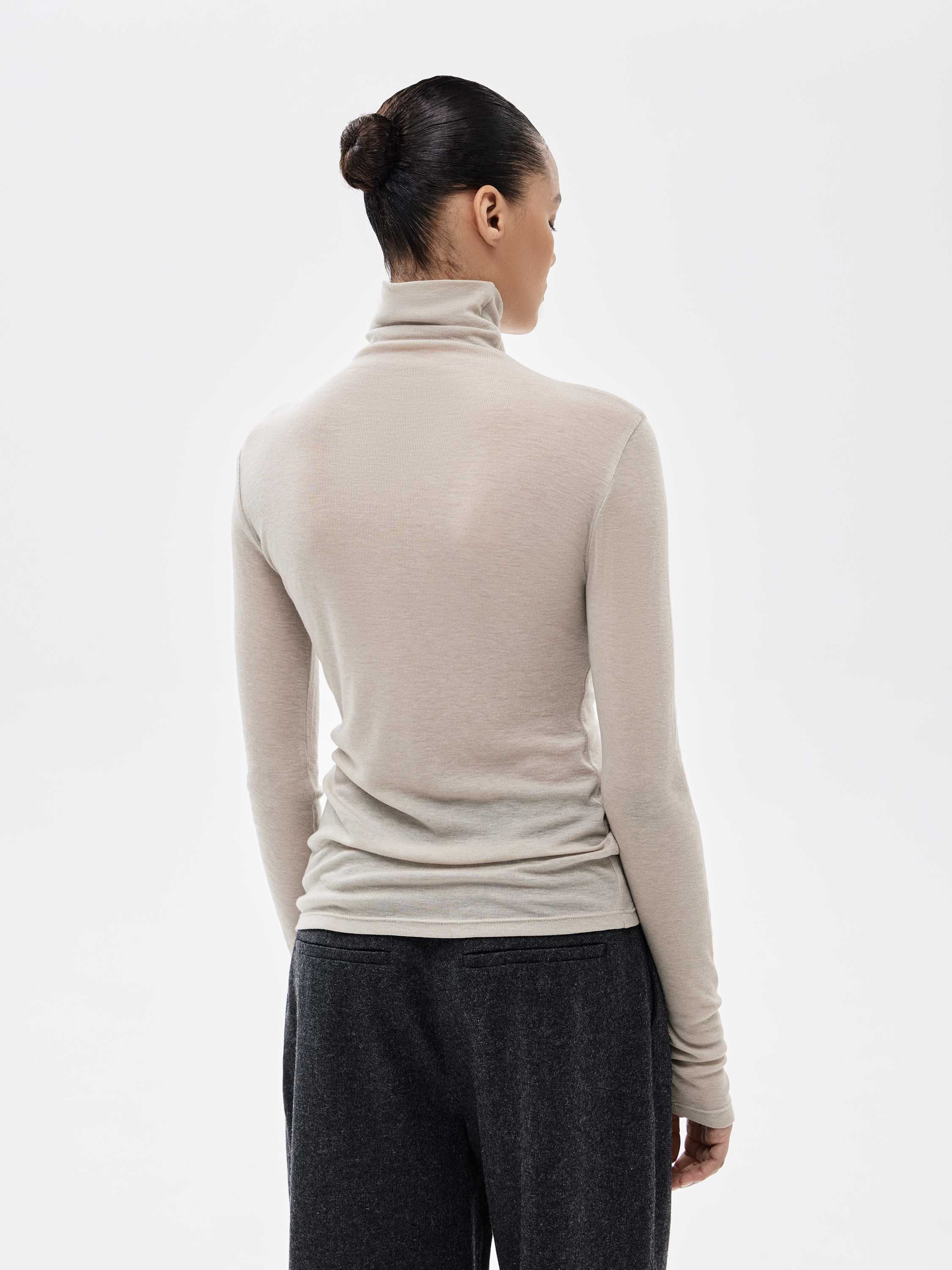 Водолазка из лиоцелла и шерсти Водолазка из лиоцелла и шерсти