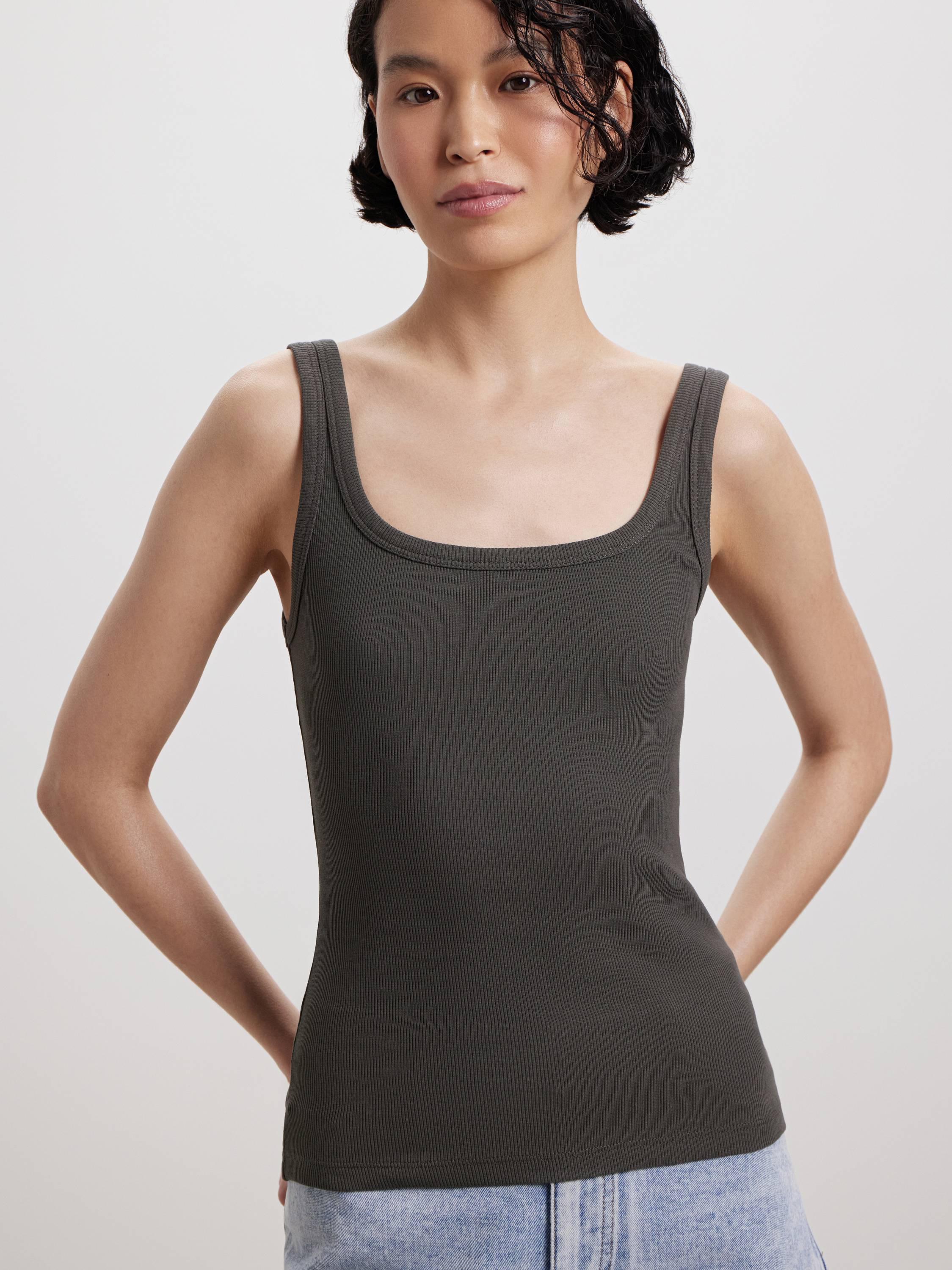 Топ базовый из хлопка Топ базовый из хлопка