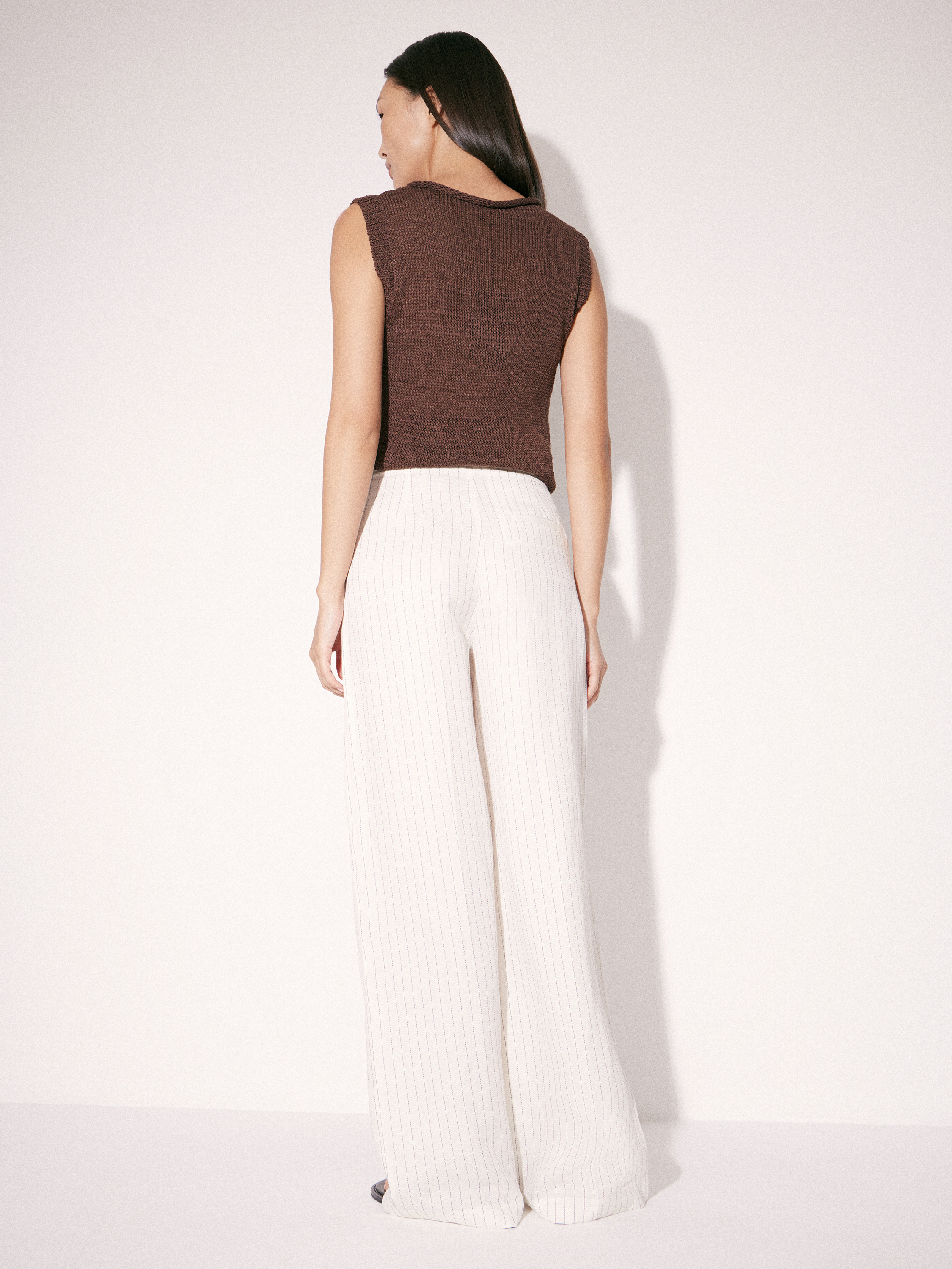 Брюки из смесового льна Брюки из смесового льна