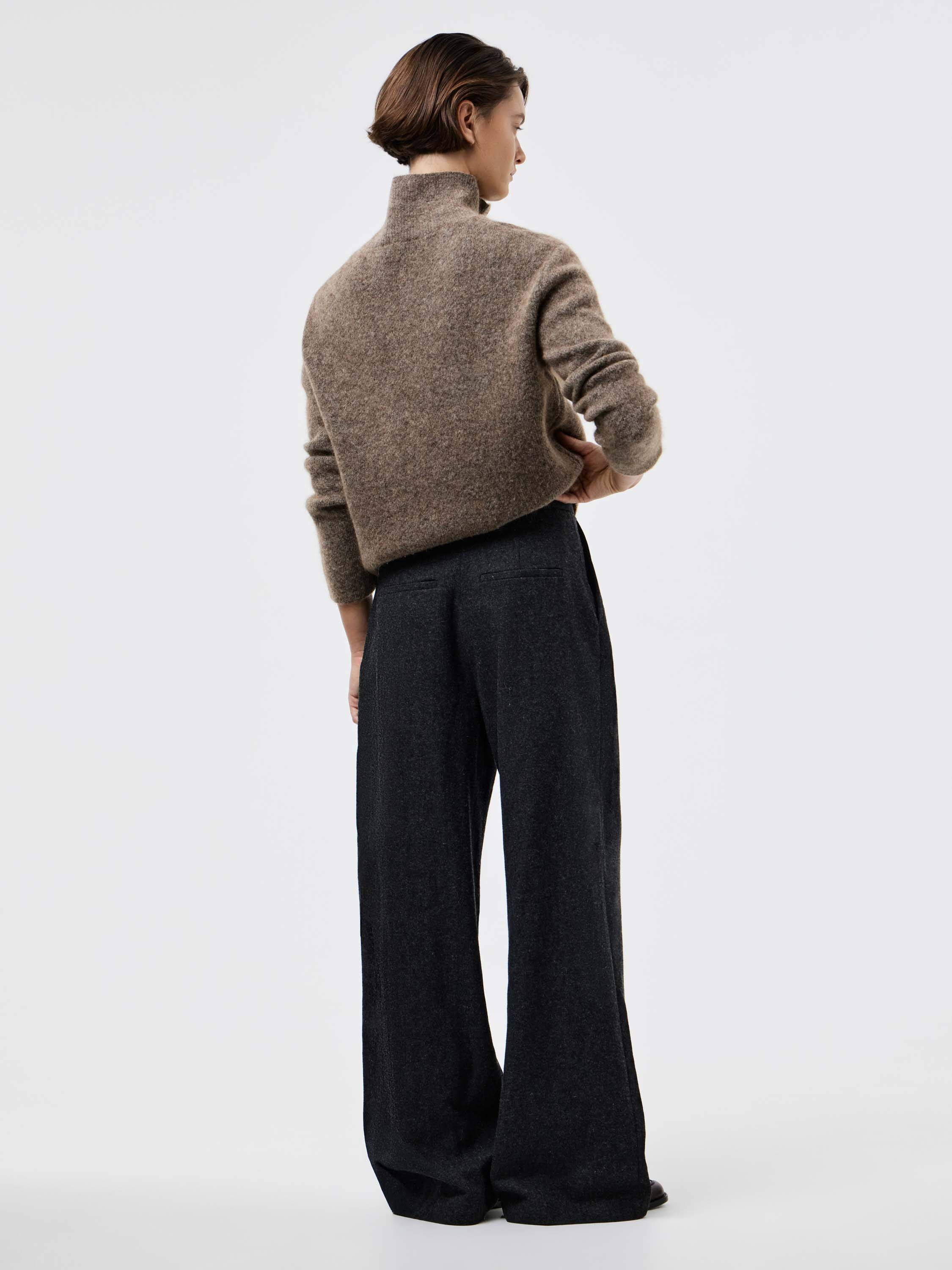 Брюки-палаццо из шерсти Брюки-палаццо из шерсти