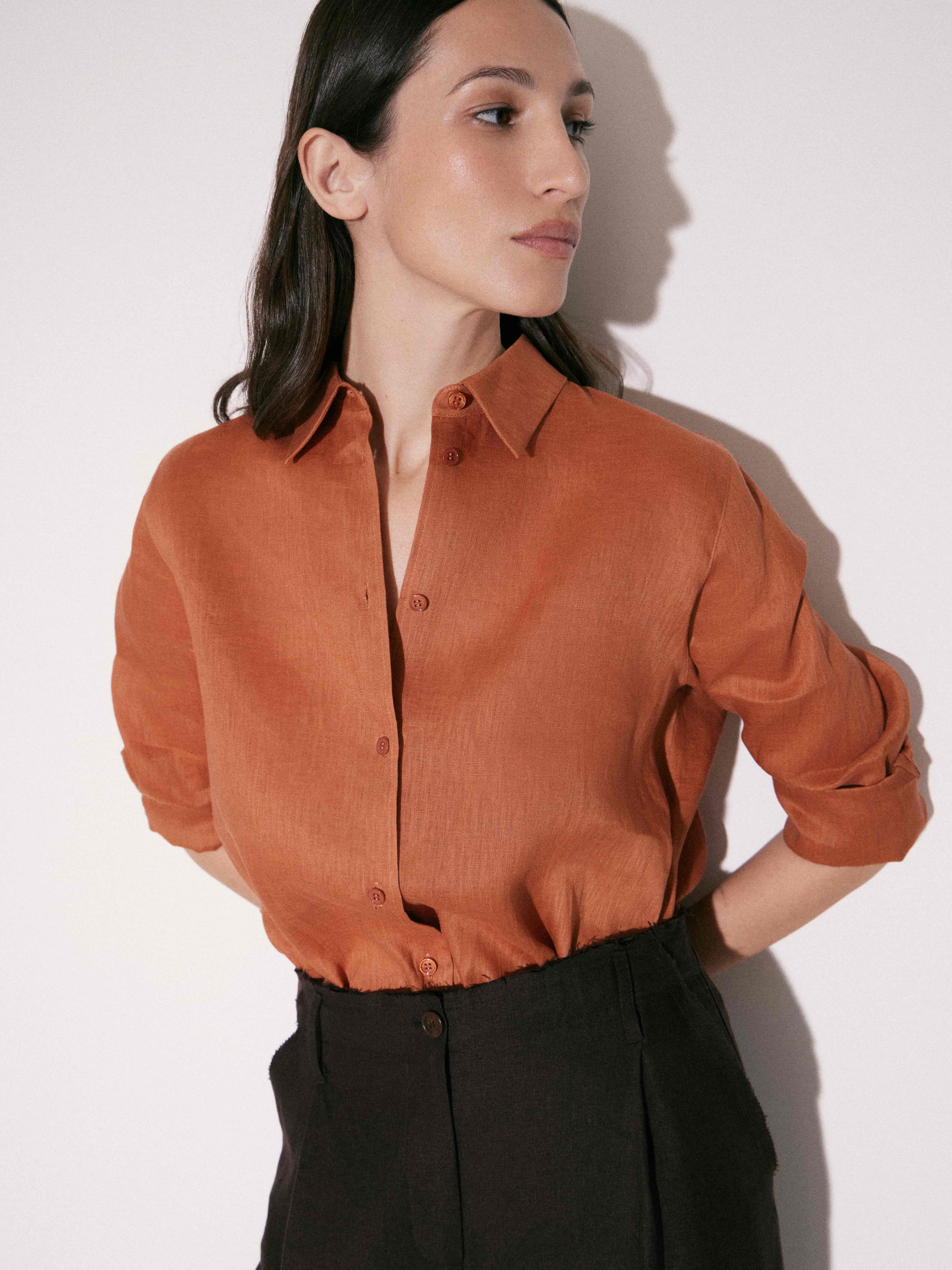 Рубашка изо льна Рубашка изо льна