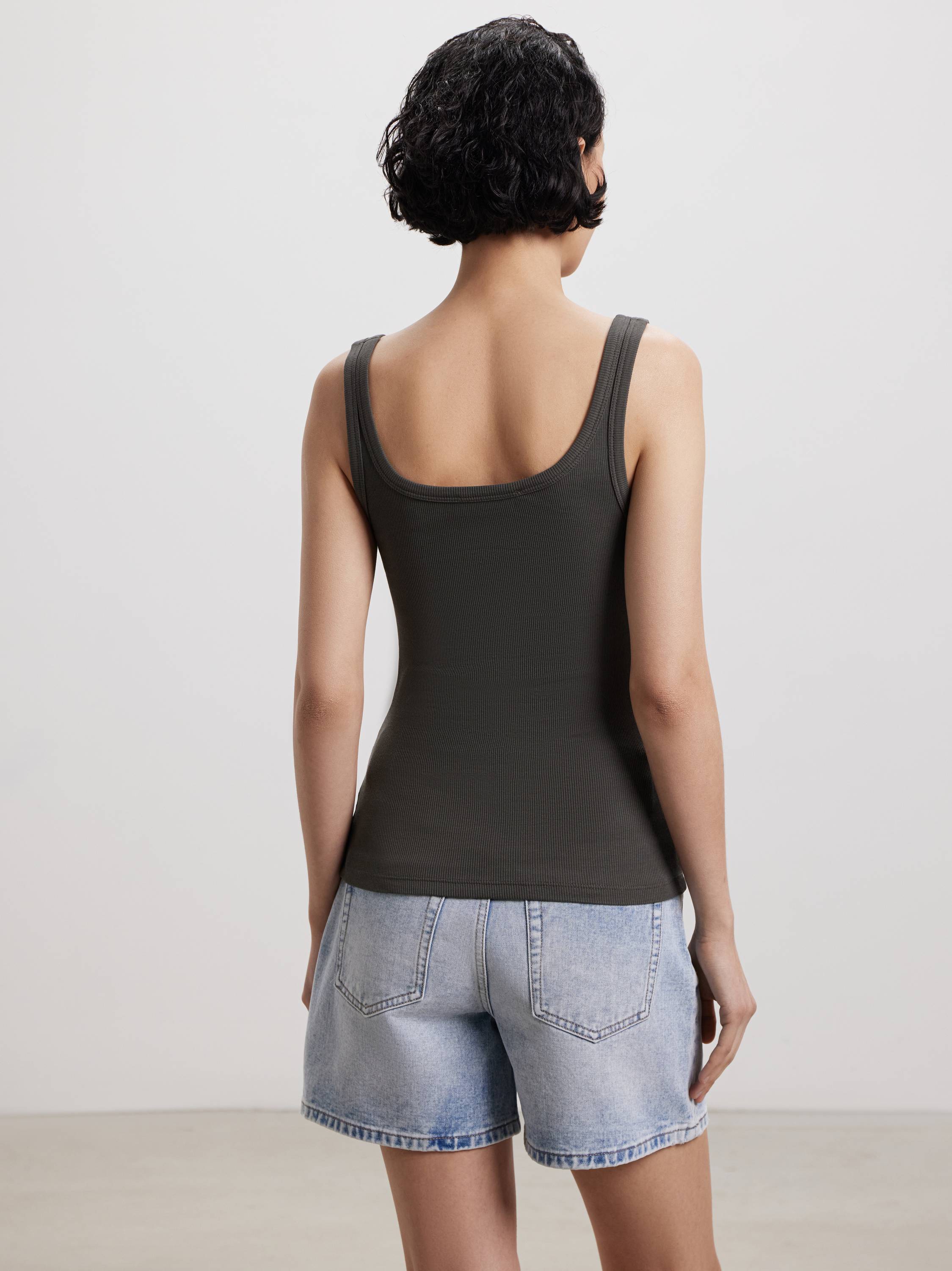 Топ базовый из хлопка Топ базовый из хлопка