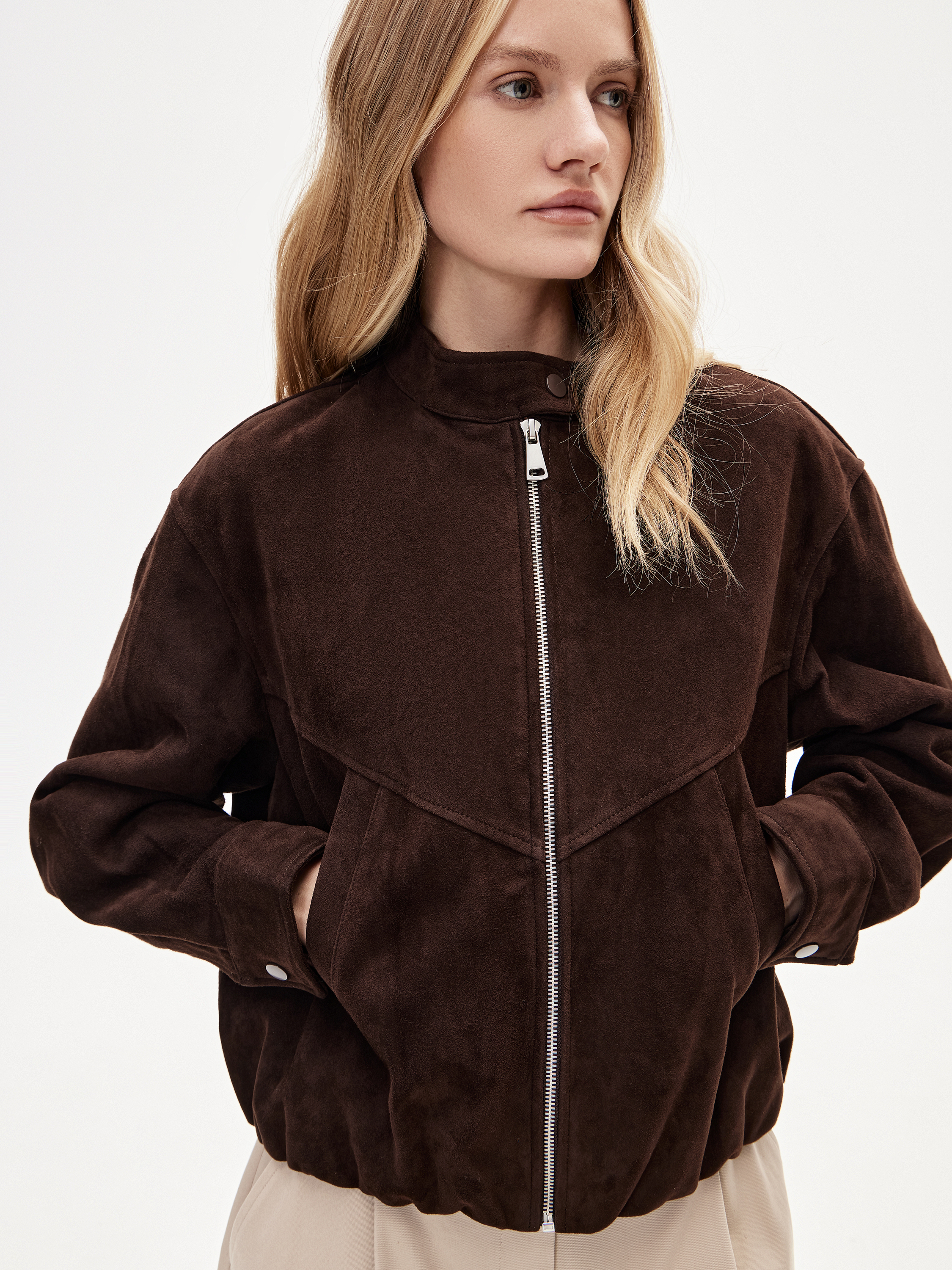 Куртка из натуральной замши Куртка из натуральной замши