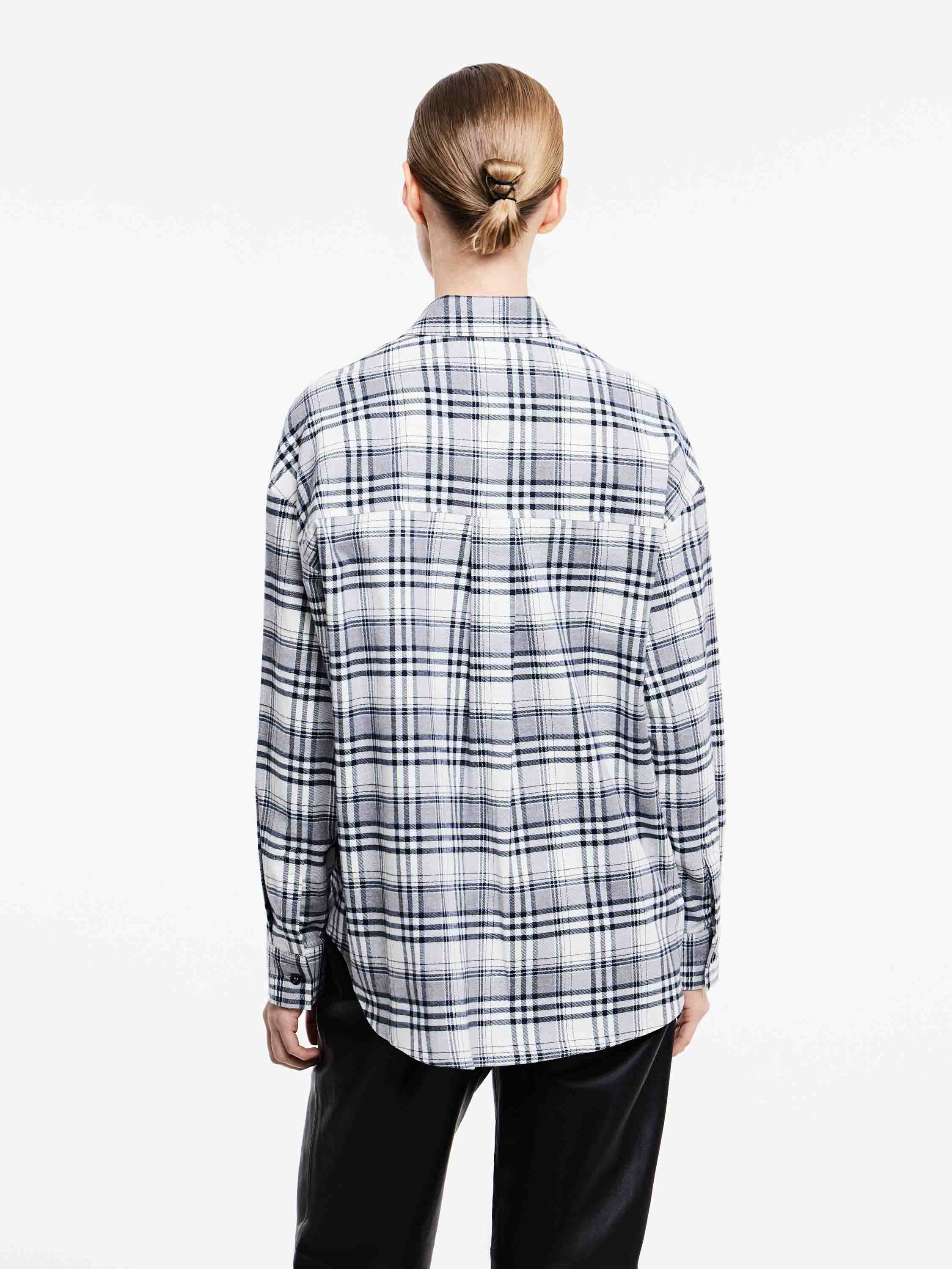 Рубашка в клетку из хлопка Рубашка в клетку из хлопка