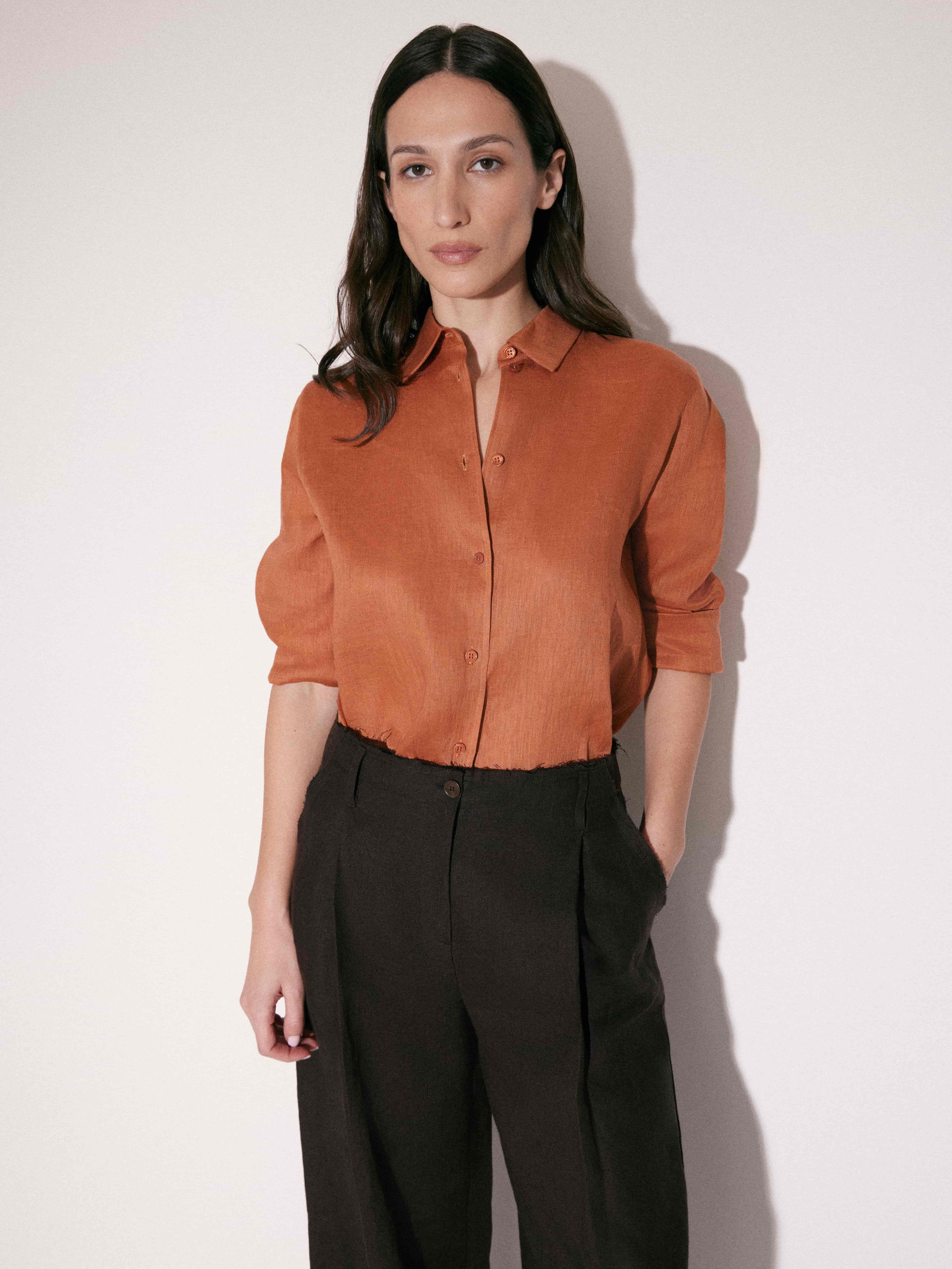 Рубашка изо льна Рубашка изо льна