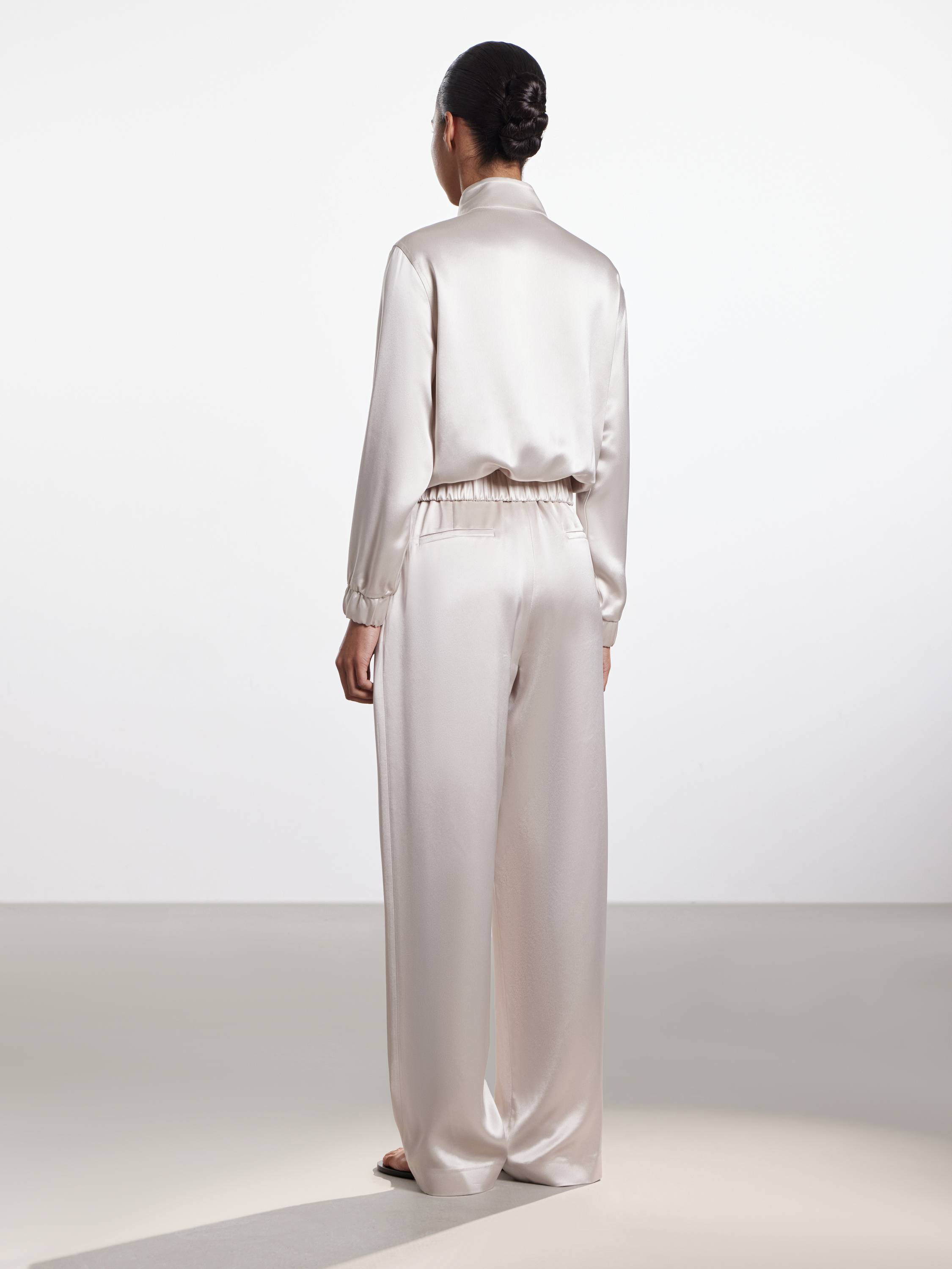 Брюки прямые из ацетата Брюки прямые из ацетата