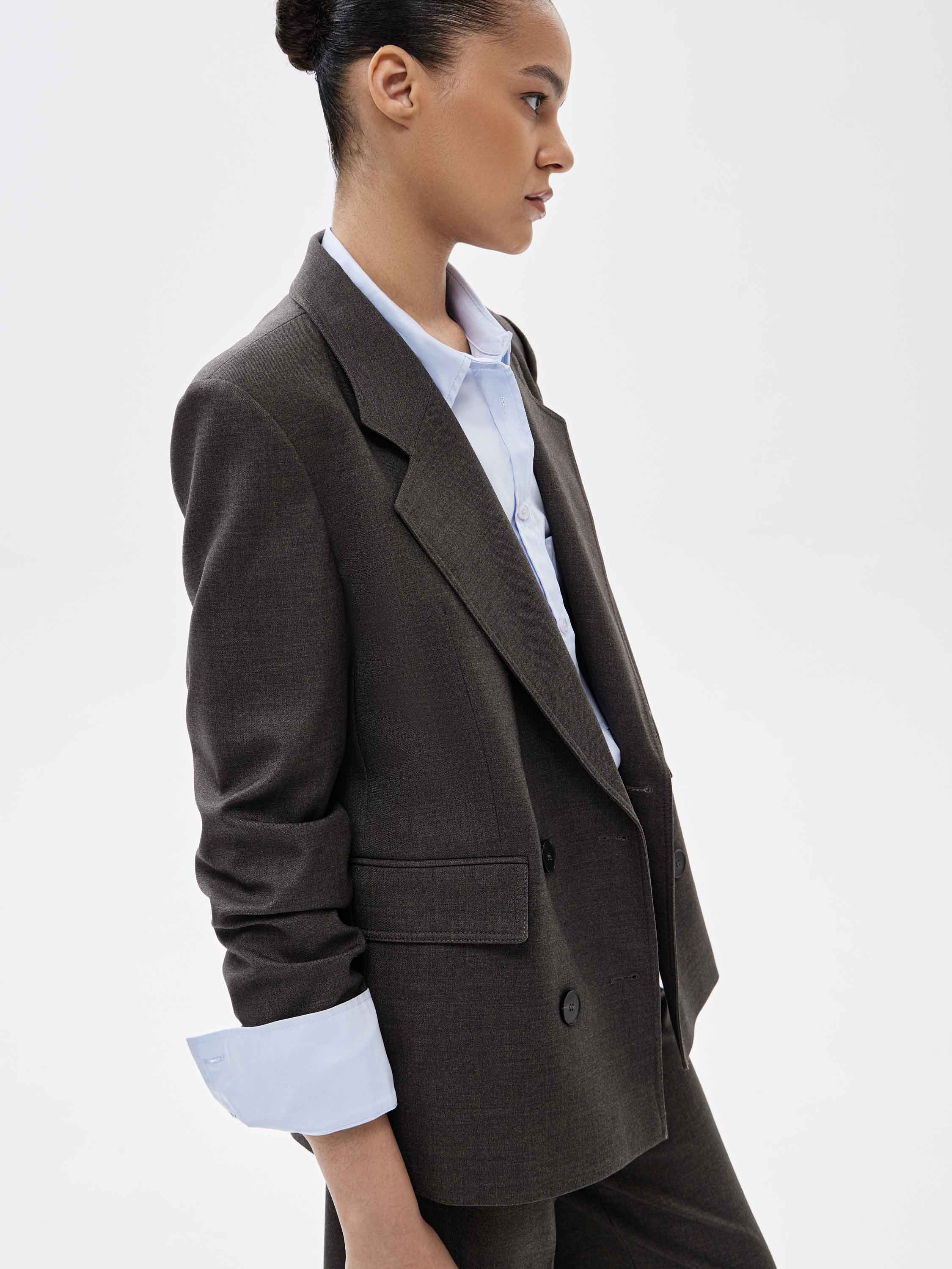 Жакет из костюмной ткани Жакет из костюмной ткани