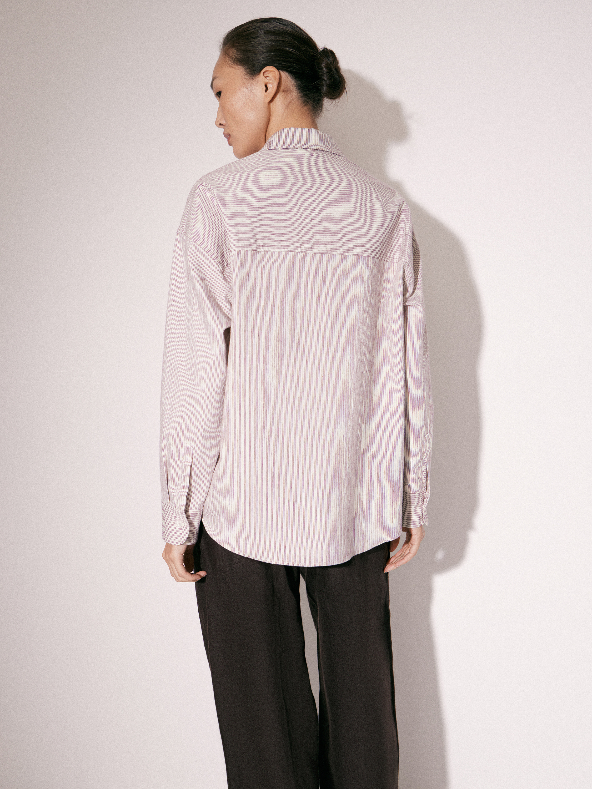 Рубашка из хлопка и льна Рубашка из хлопка и льна