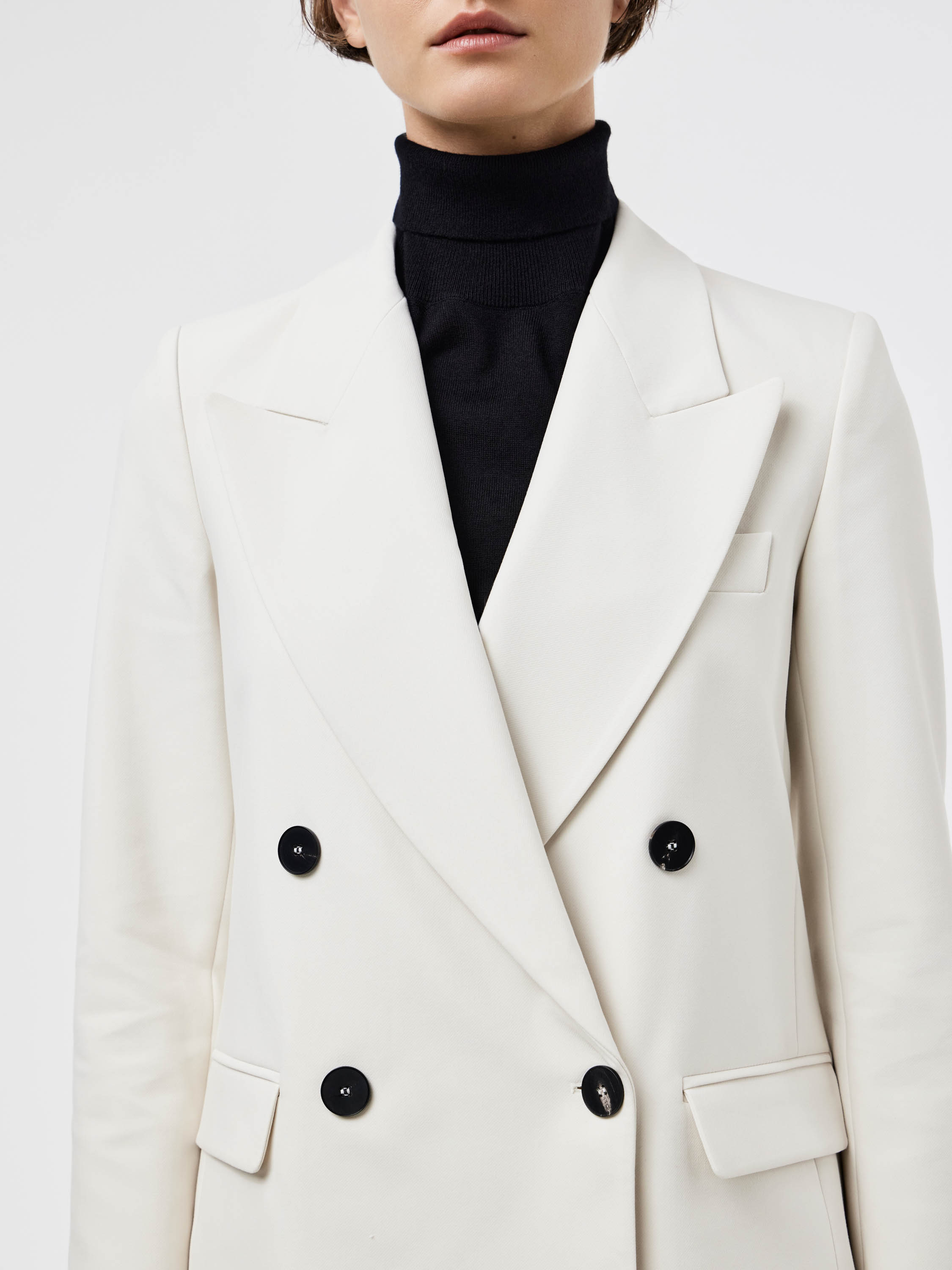 Жакет двубортный из хлопка Жакет двубортный из хлопка