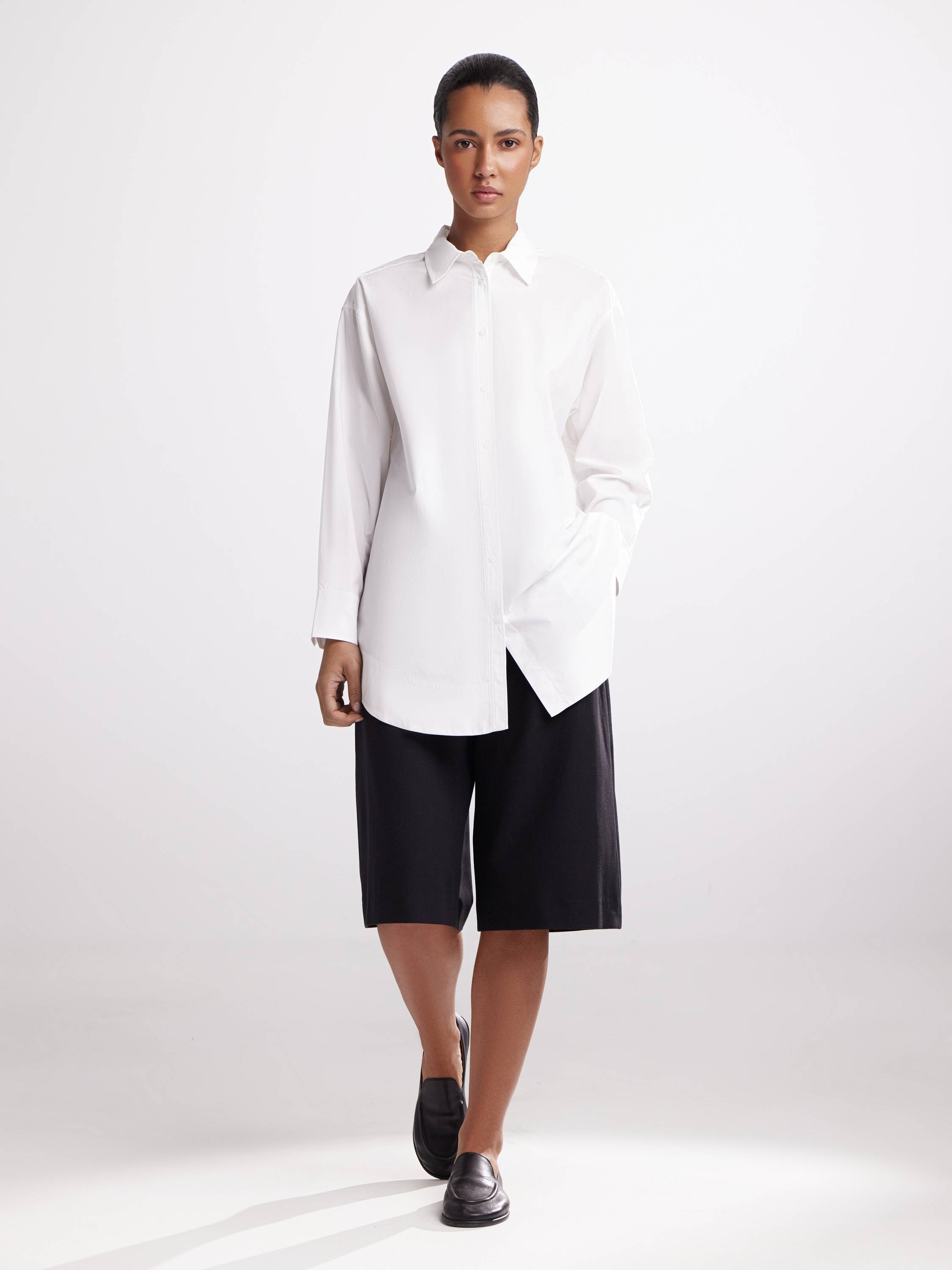 Рубашка базовая из 100% хлопка Рубашка базовая из 100% хлопка