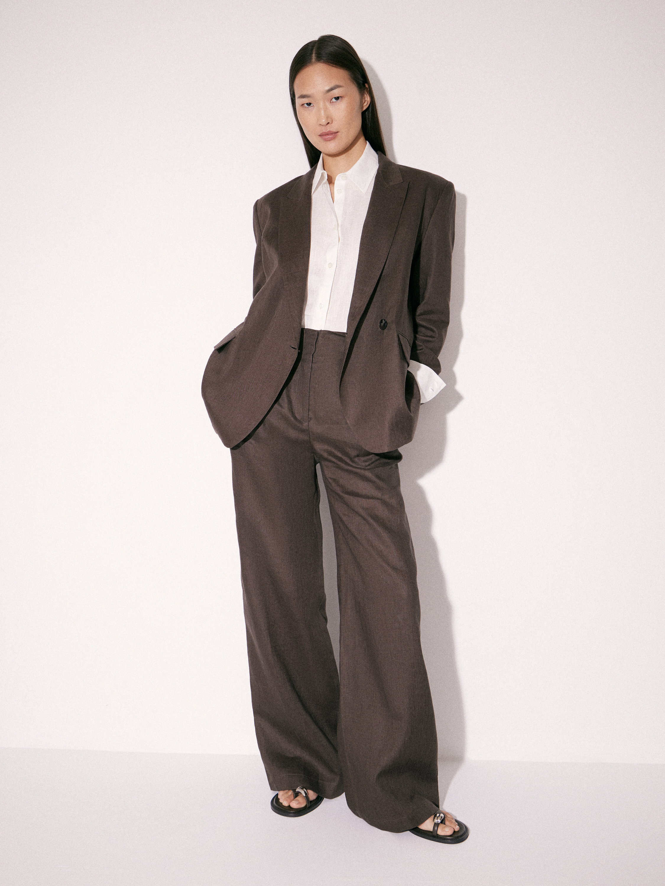 Брюки из льна Брюки из льна