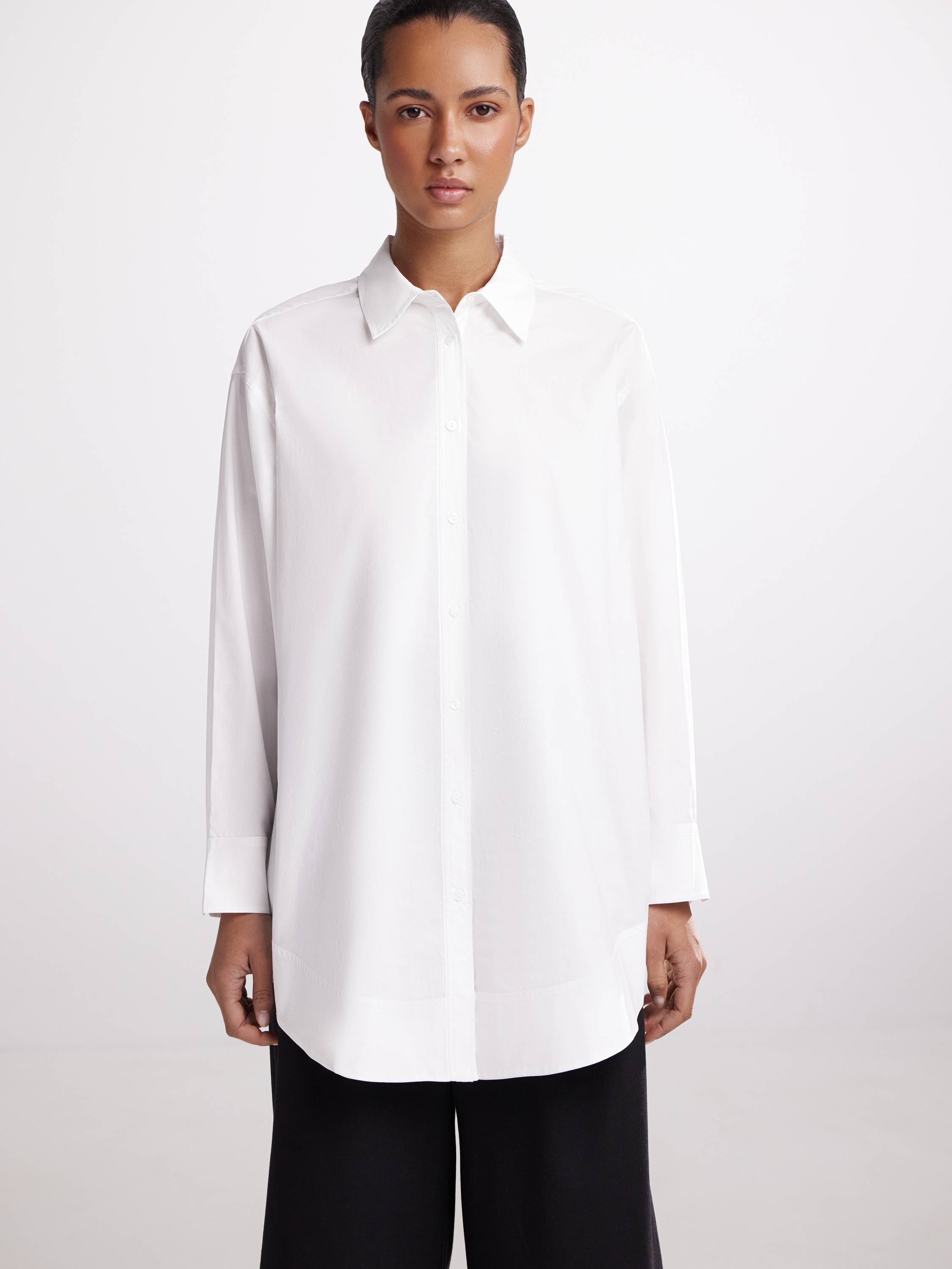 Рубашка базовая из 100% хлопка Рубашка базовая из 100% хлопка